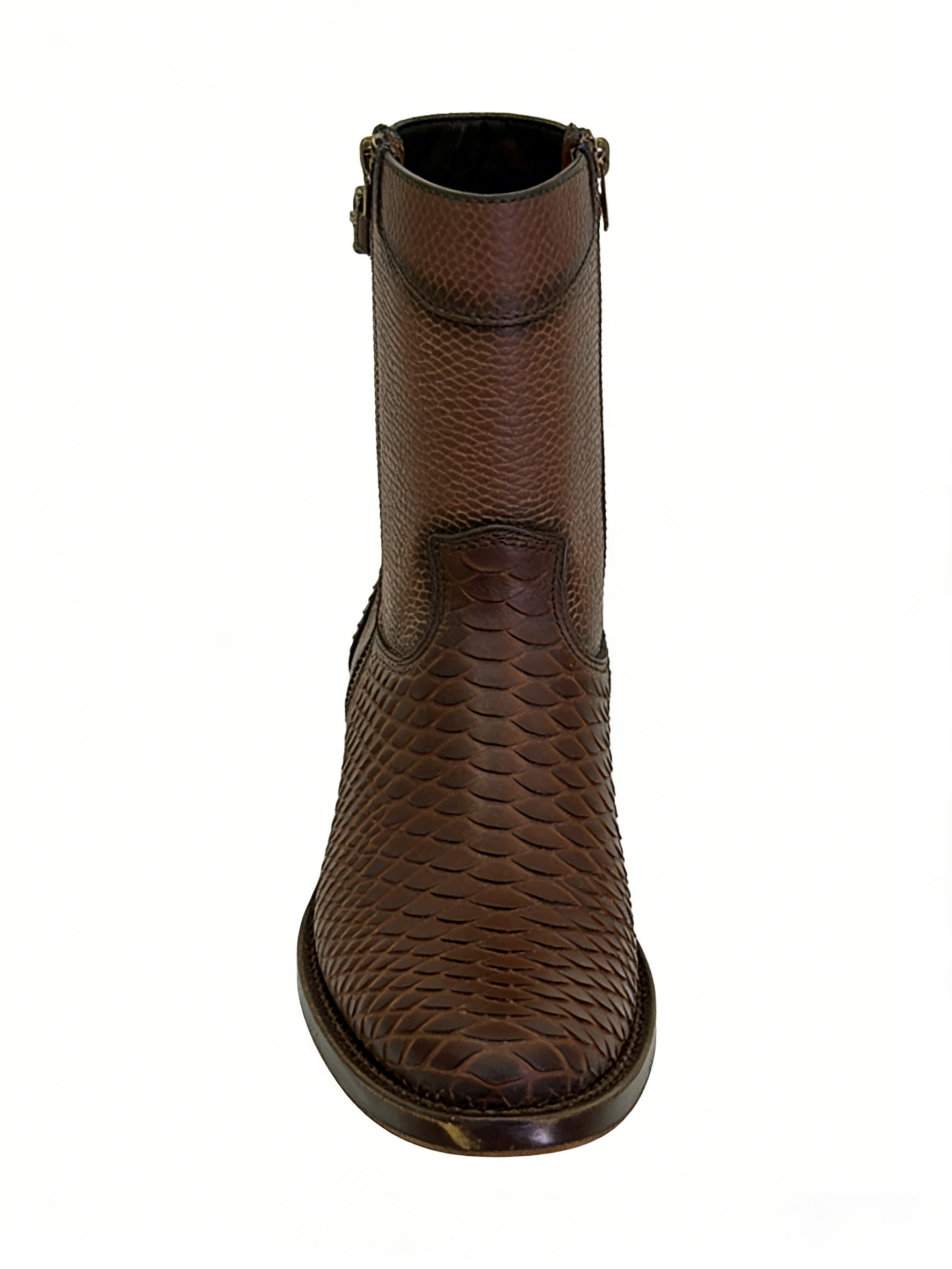 New Handmade Exotic Python Leather Boots