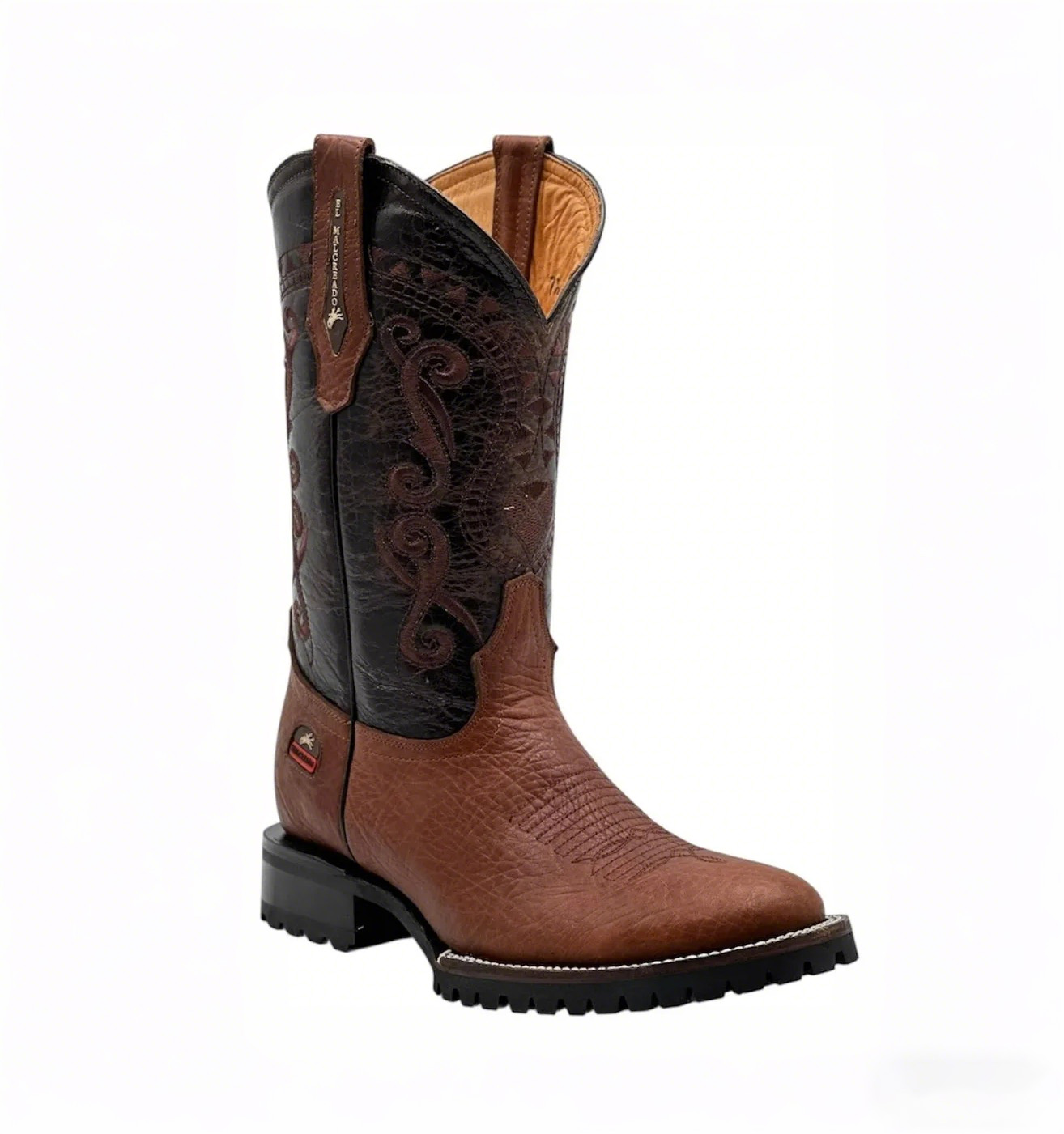 Italian Hand-Embroidered Western Ranch Boots