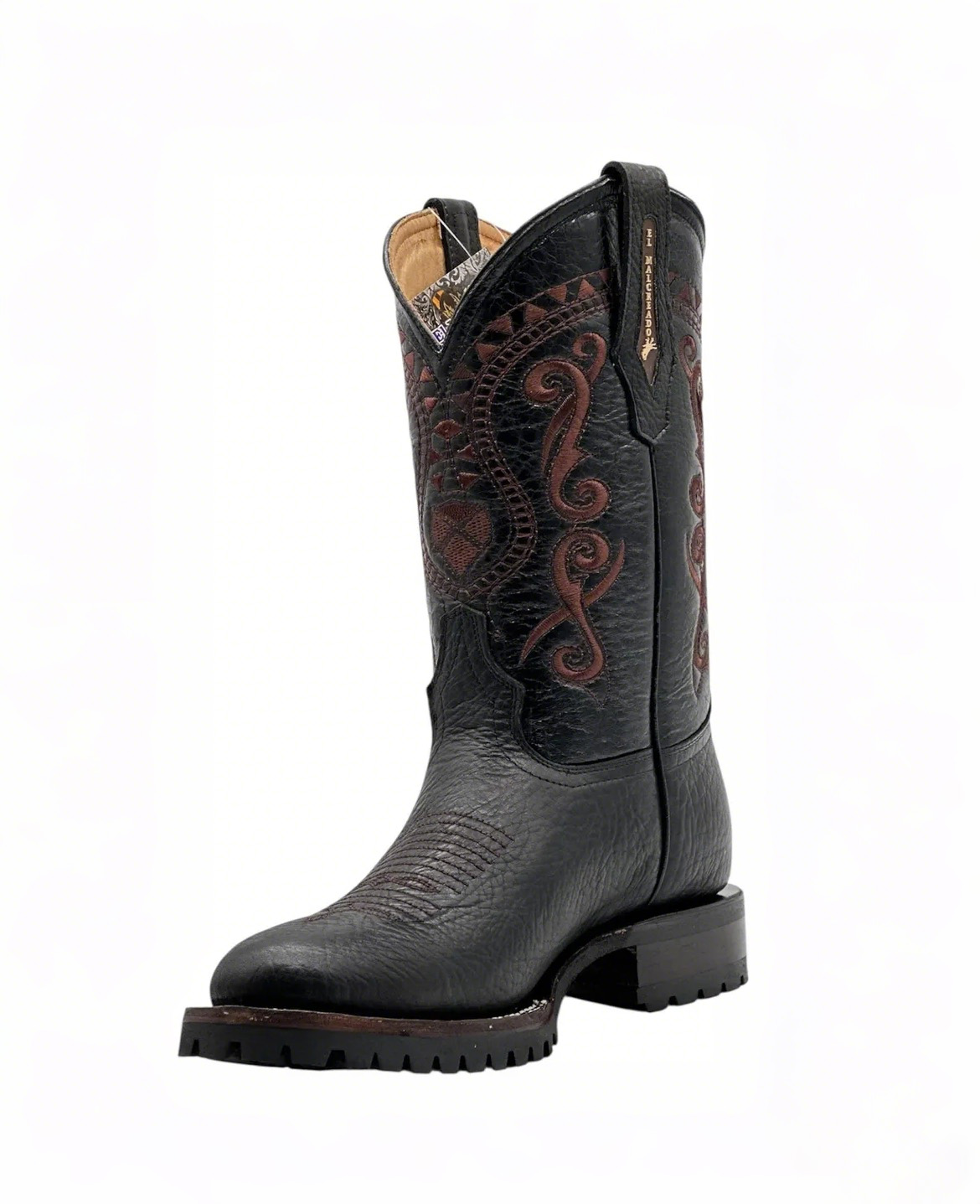 Italian Hand-Embroidered Western Ranch Boots