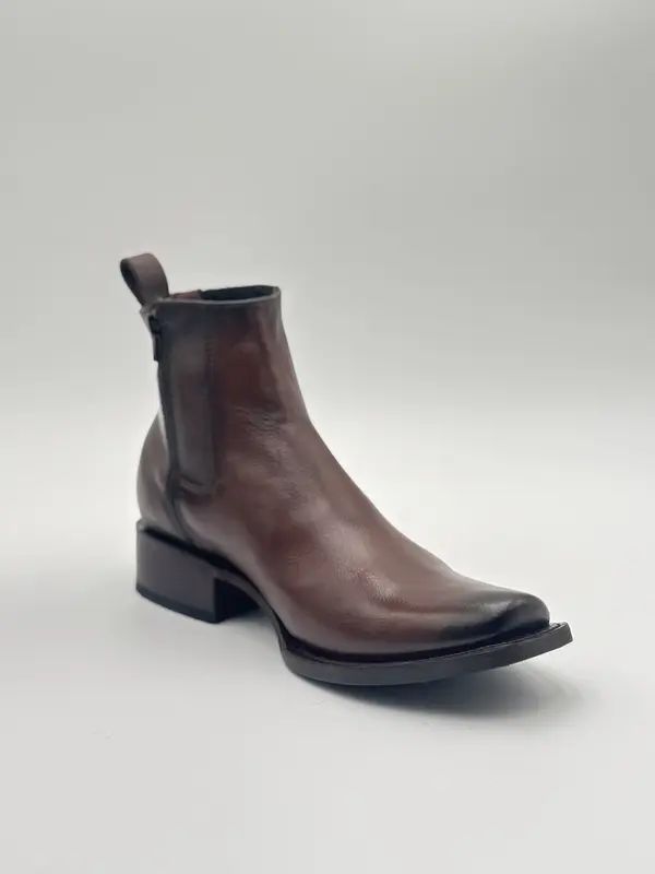 Vintage Genuine Leather Chelsea Ankle Boots