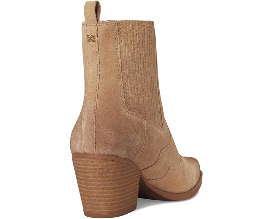 Western Suede Ankle Cowgirl Boots