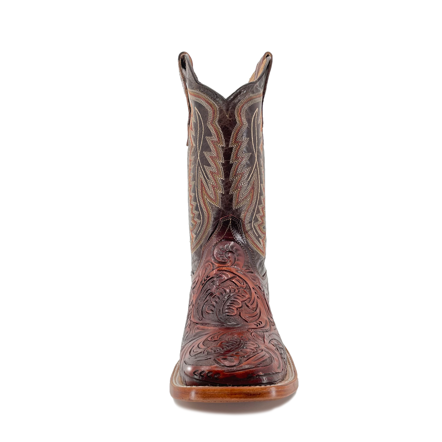 Bulldog Hand Tooled Cowboy Boots