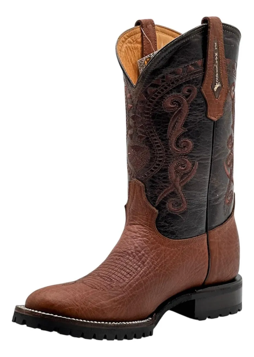 Italian Hand-Embroidered Western Ranch Boots