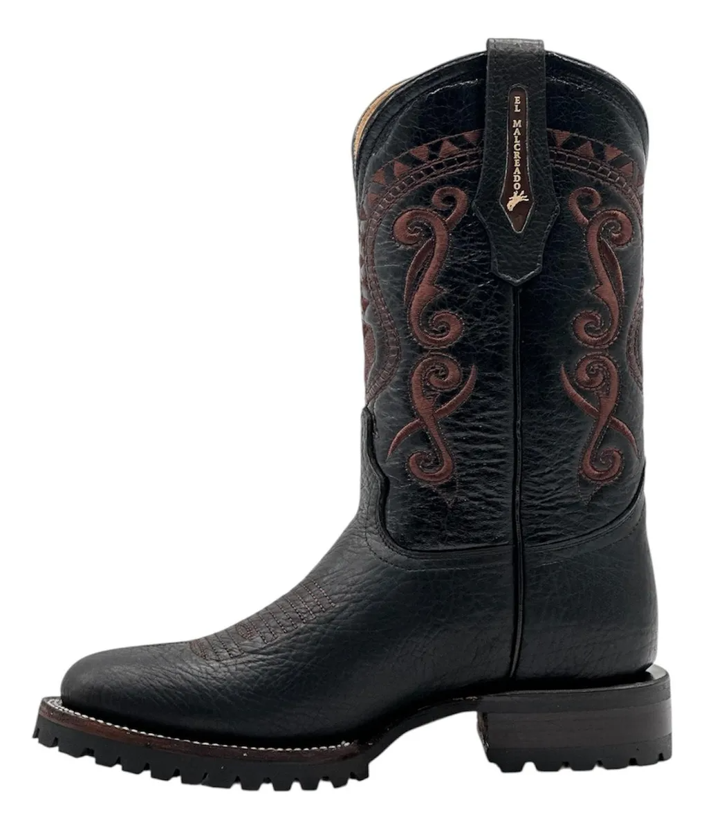 Italian Hand-Embroidered Western Ranch Boots