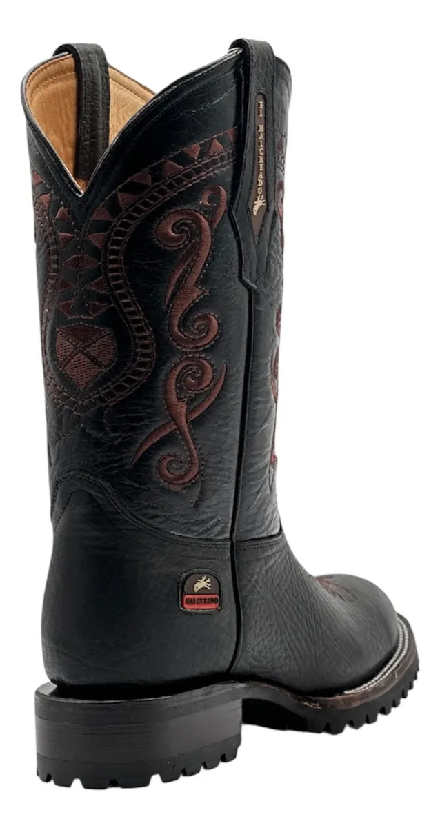 Italian Hand-Embroidered Western Ranch Boots