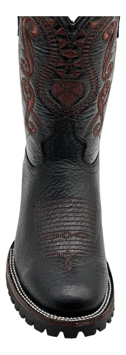 Italian Hand-Embroidered Western Ranch Boots