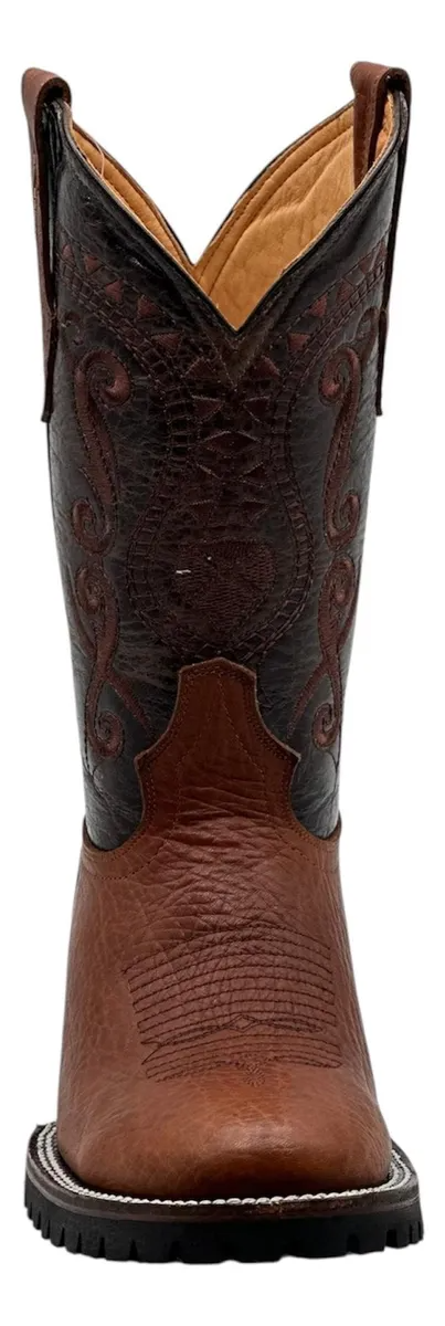 Italian Hand-Embroidered Western Ranch Boots