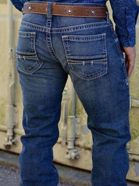 Attrendy Men’s Rocker Stretch Straight Jeans