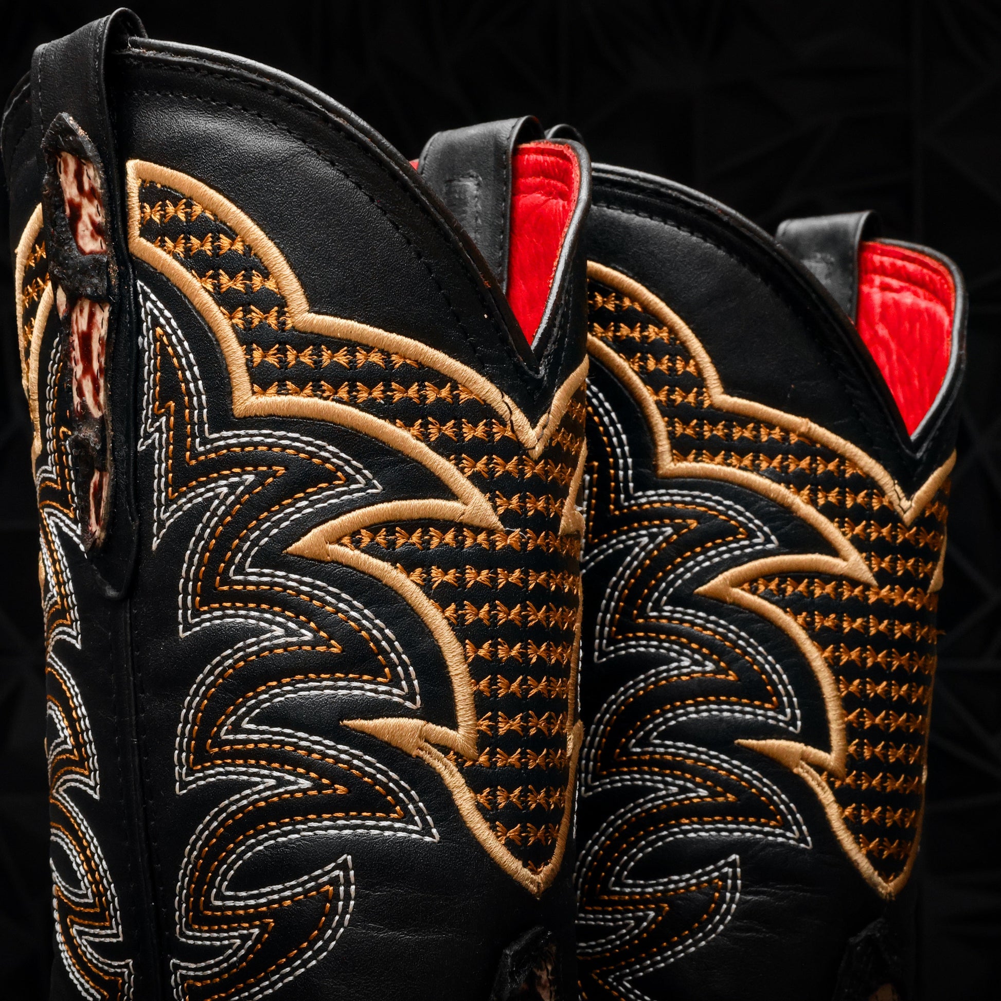 Orix Jumbo Pirarusu Leather Boots - Square Toe