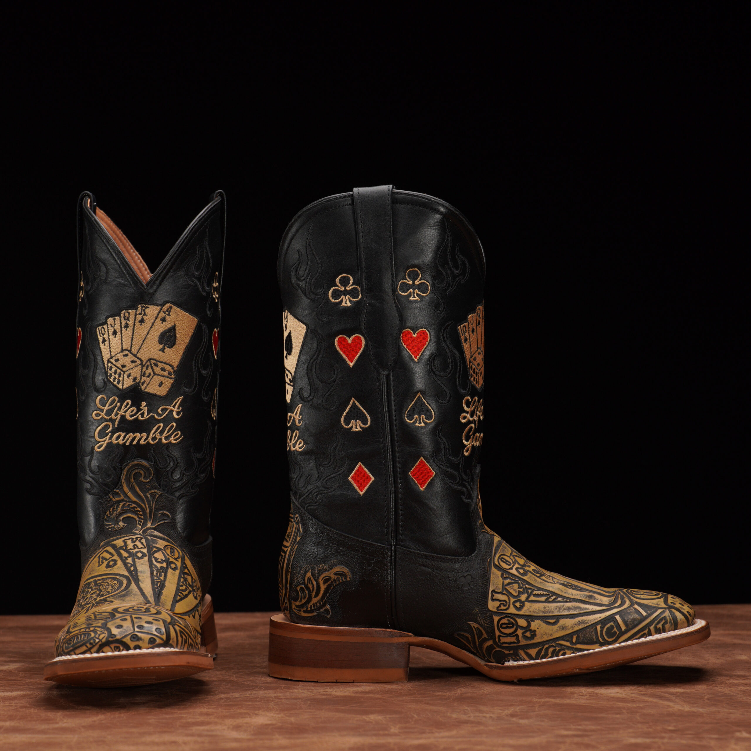 Infinite Wager Premium Embroidered Boots