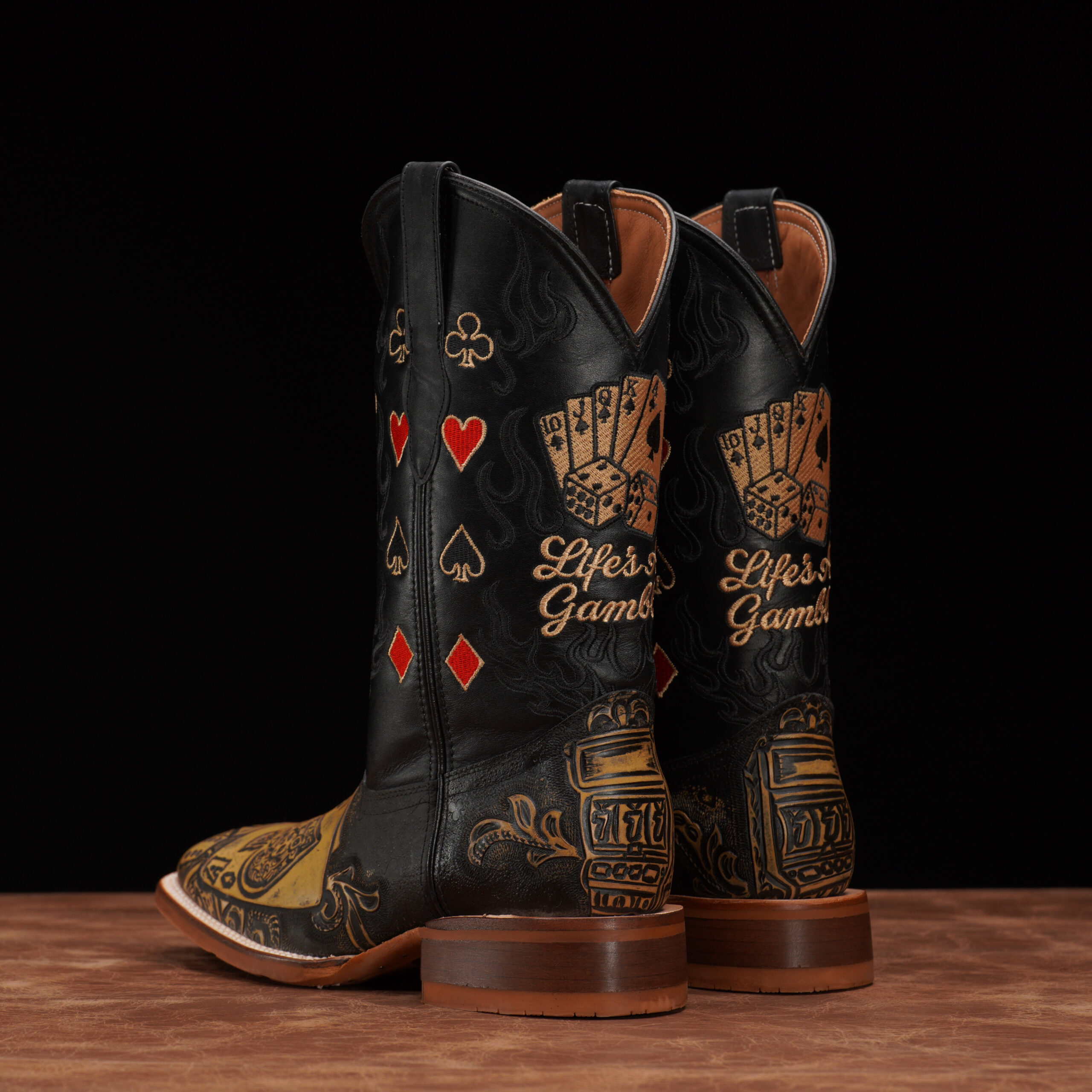 Infinite Wager Premium Embroidered Boots