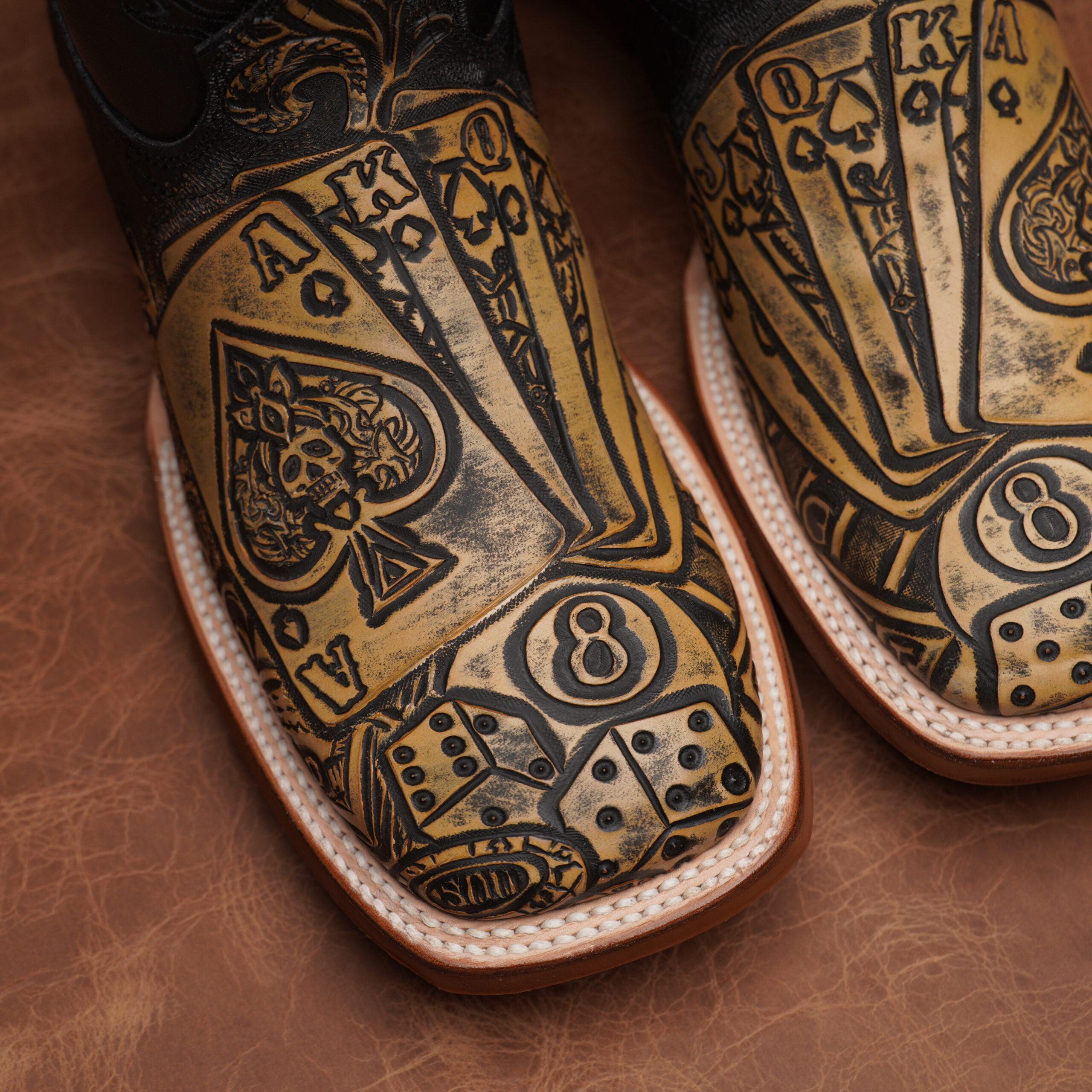 Infinite Wager Premium Embroidered Boots