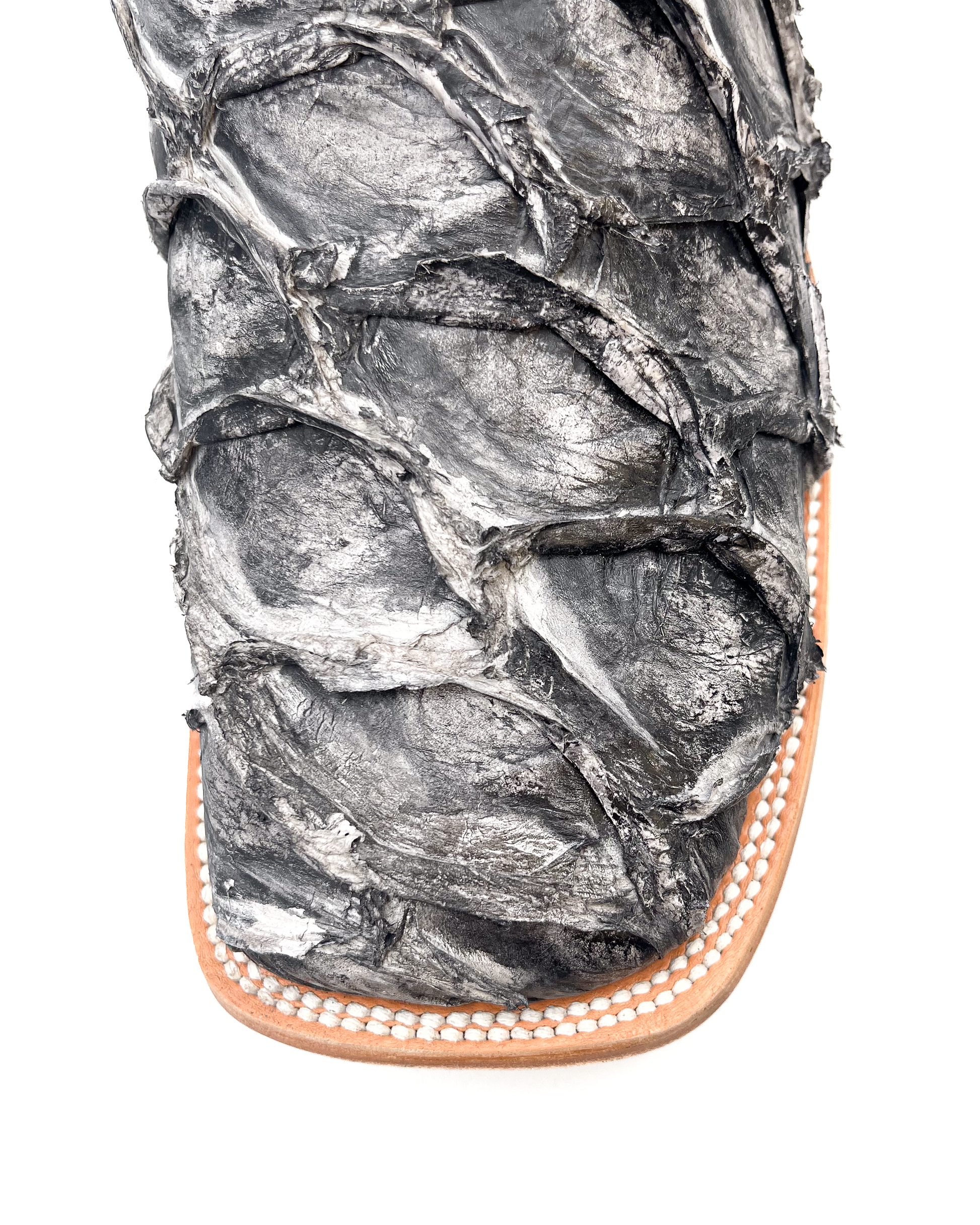 Cowboy Boot Gray Bass Pirarucu Leather