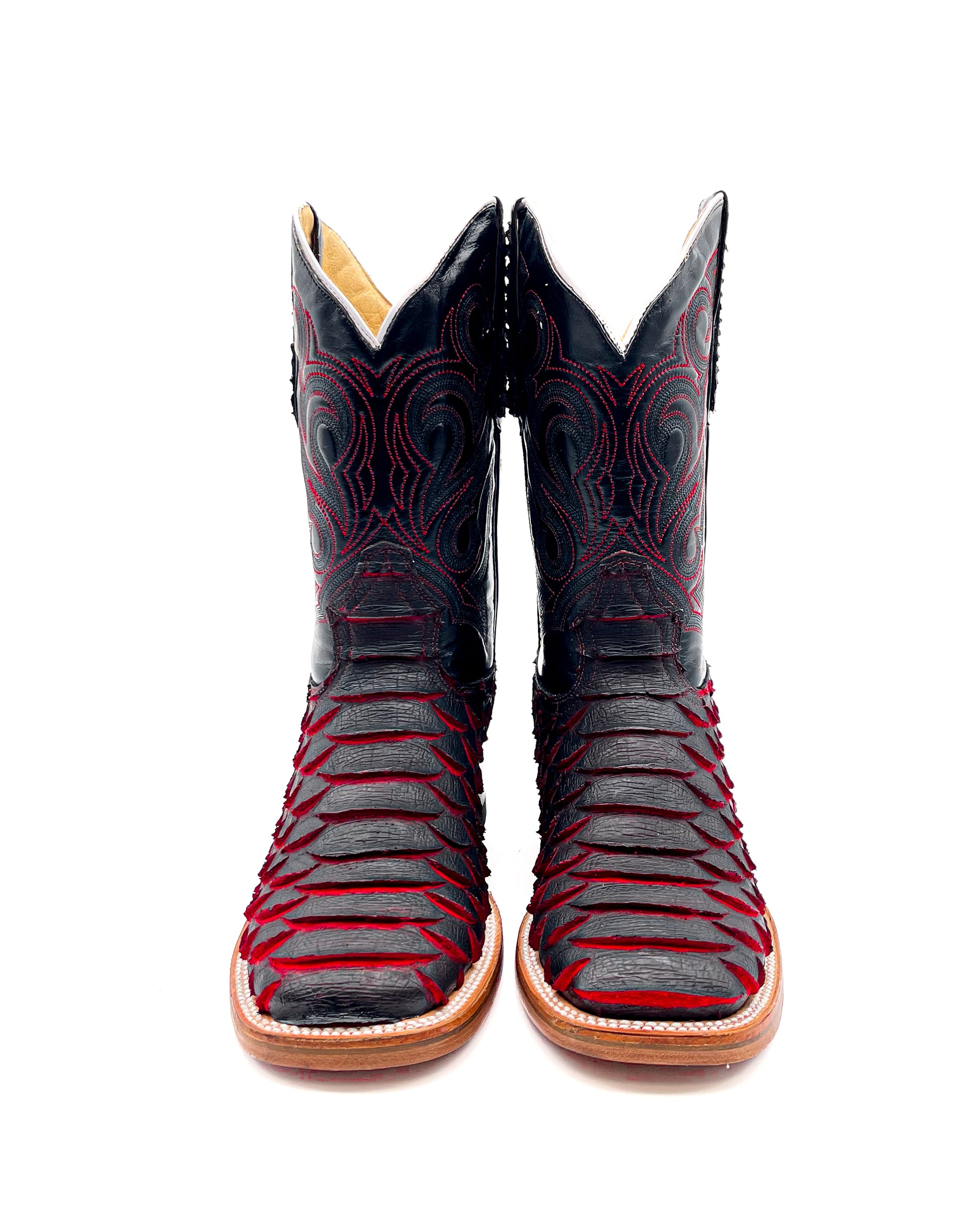 Red Python Cowboy Boot
