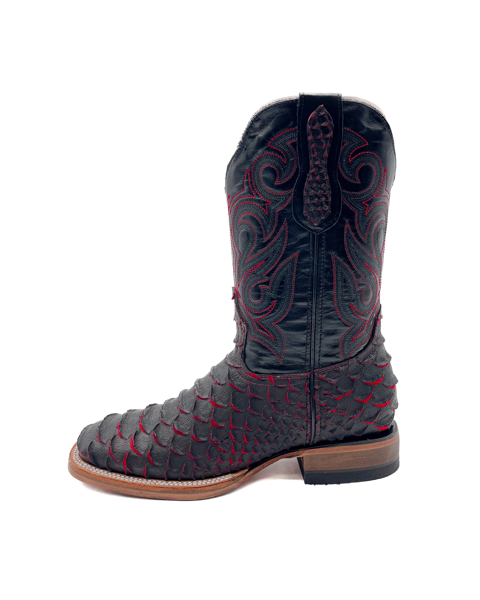 Red Python Cowboy Boot