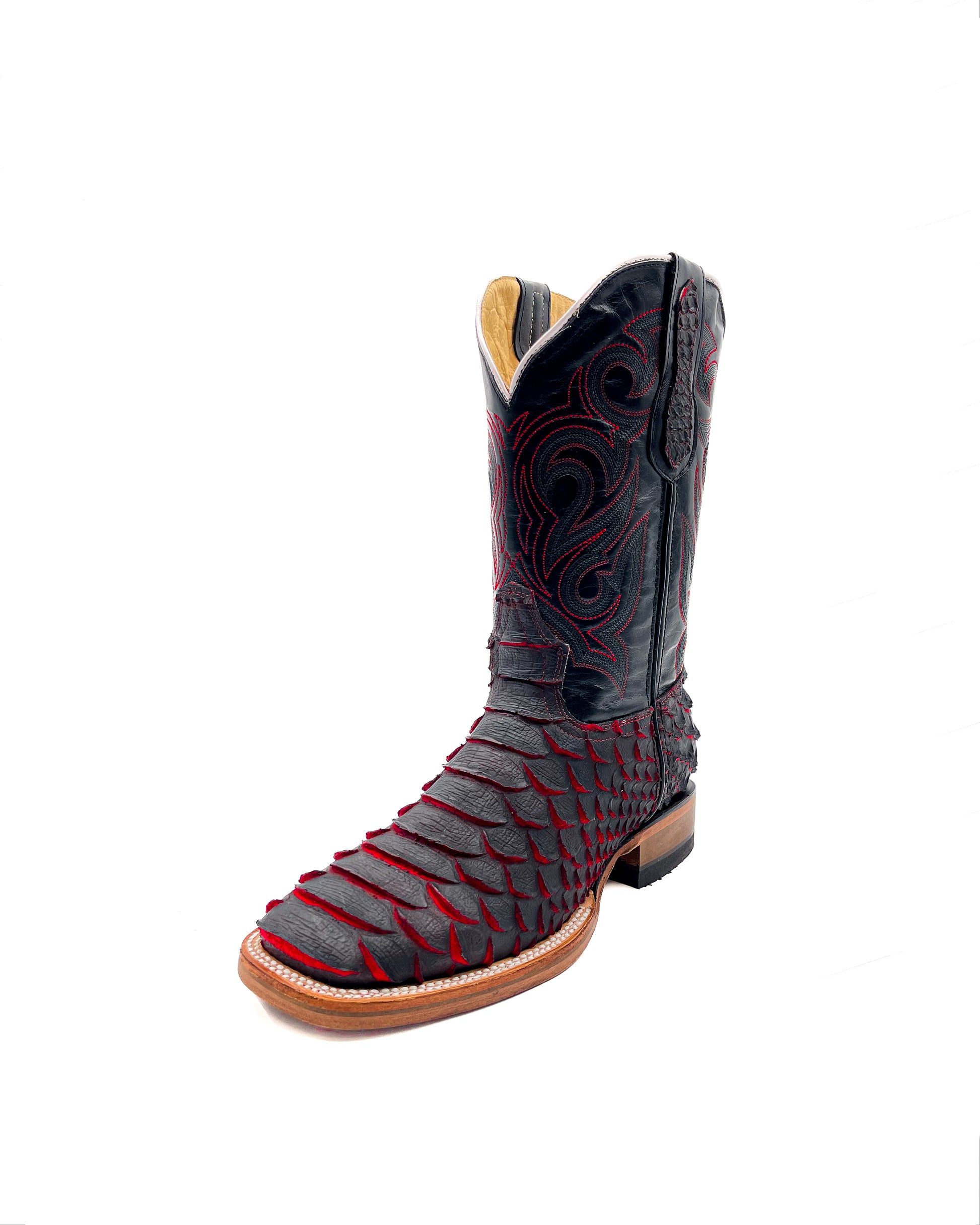 Red Python Cowboy Boot