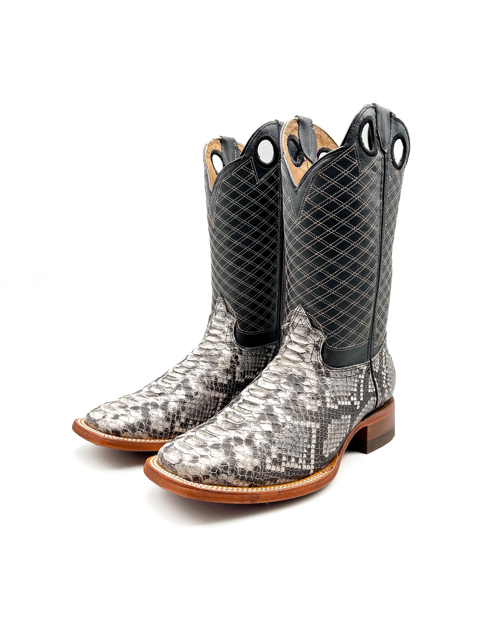 White Python Cowboy Boot