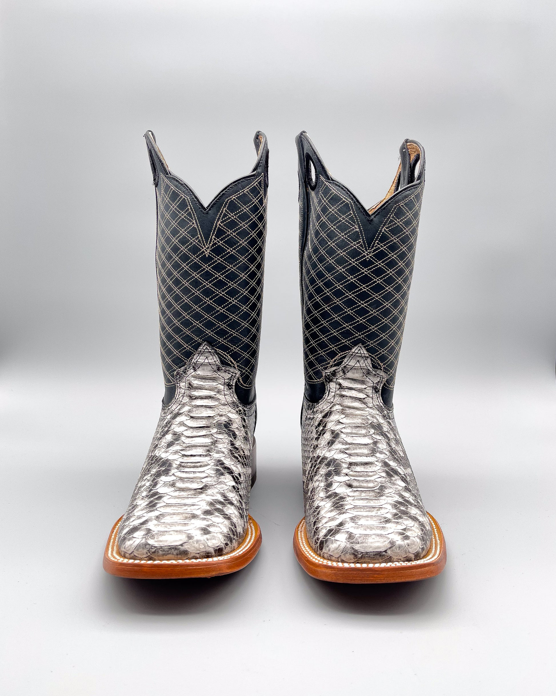 White Python Cowboy Boot