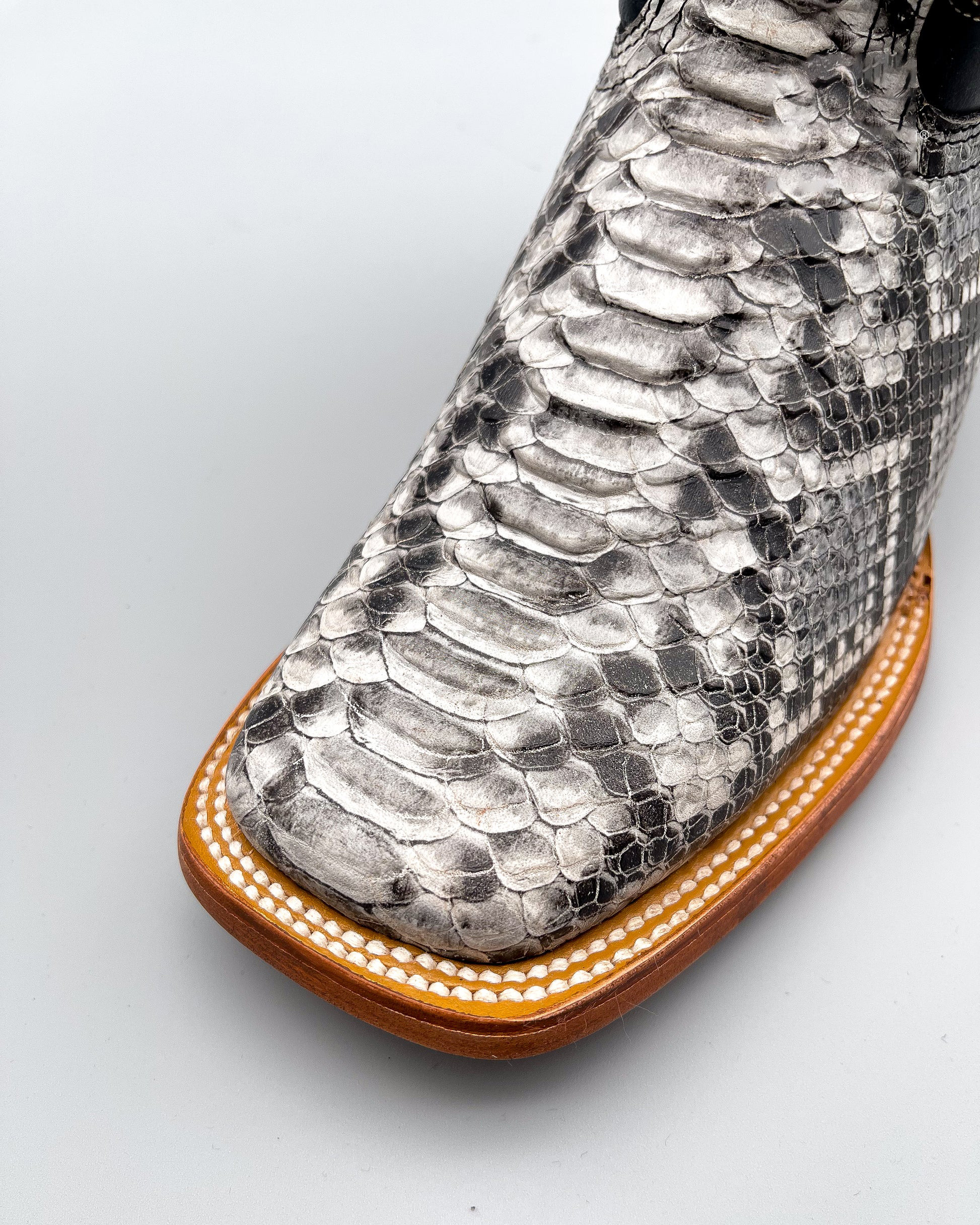 White Python Cowboy Boot