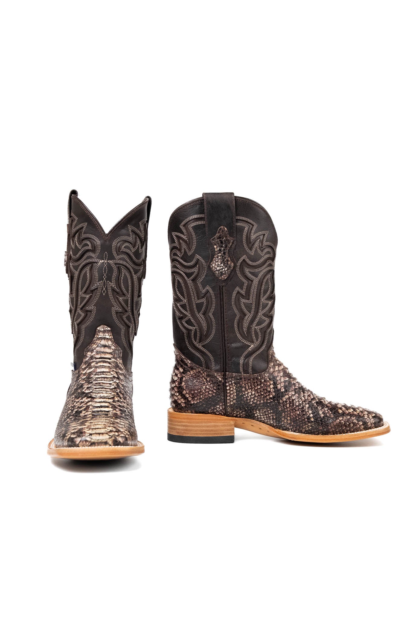 Bruce Python Square Toe Cowboy Boot