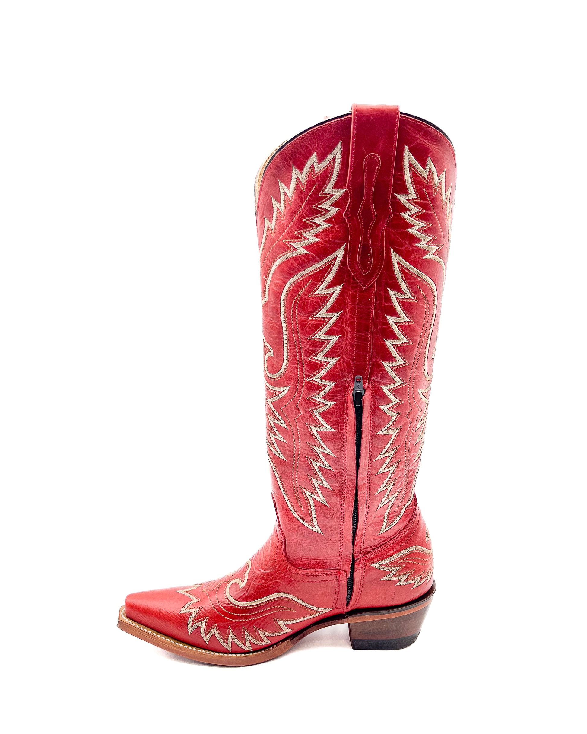 Women's Tall Red Cowboy Boot