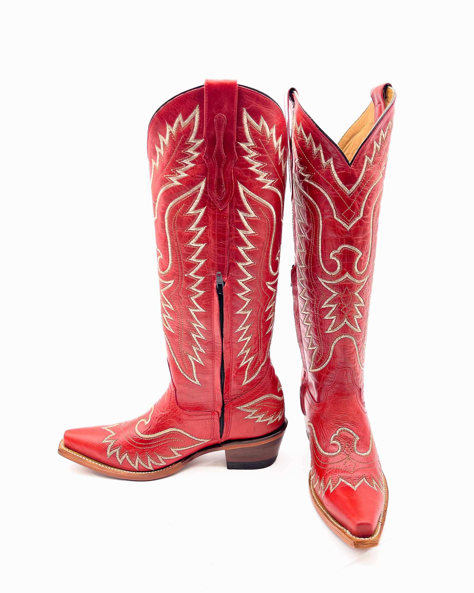 Women's Tall Red Cowboy Boot