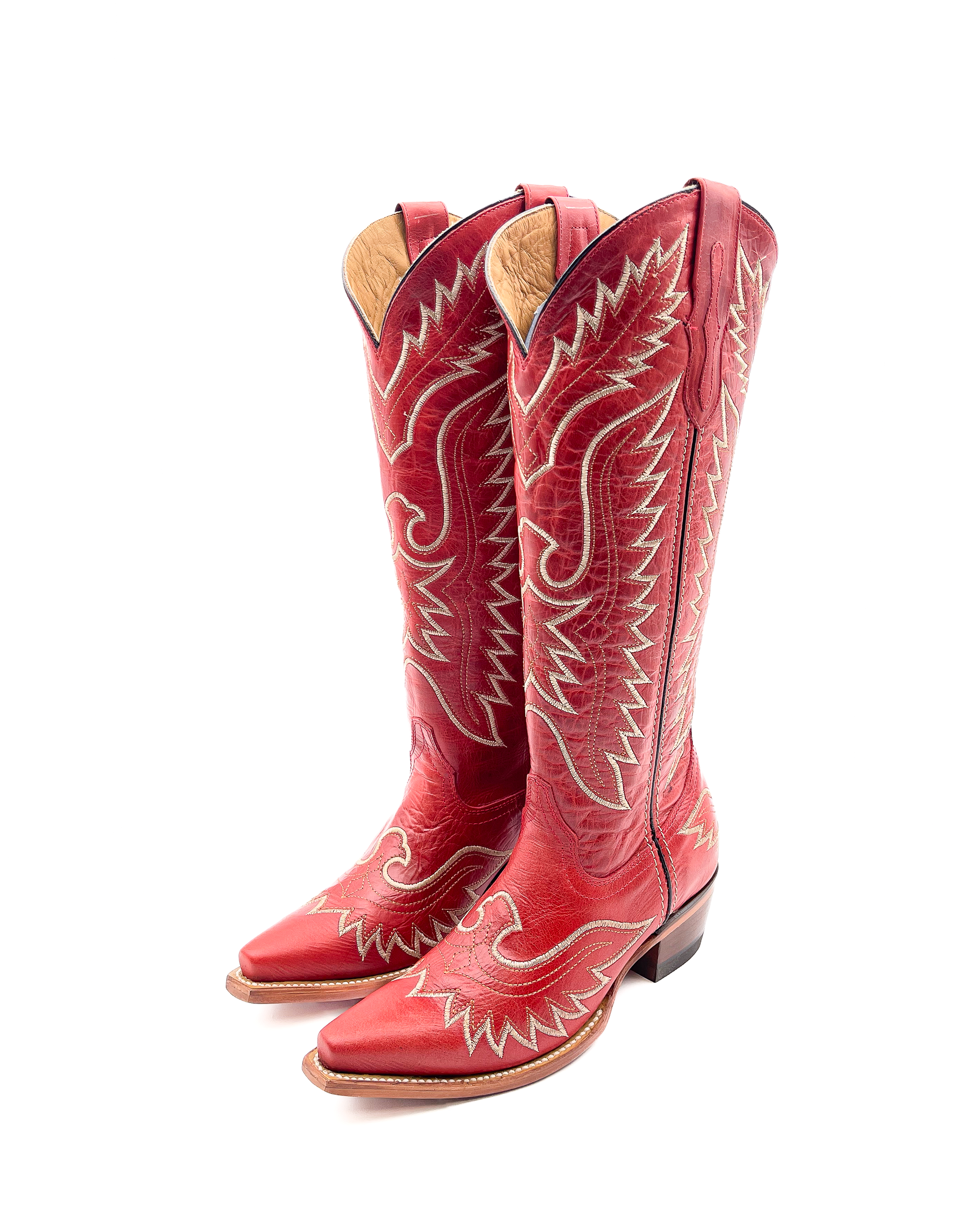 Women's Tall Red Cowboy Boot