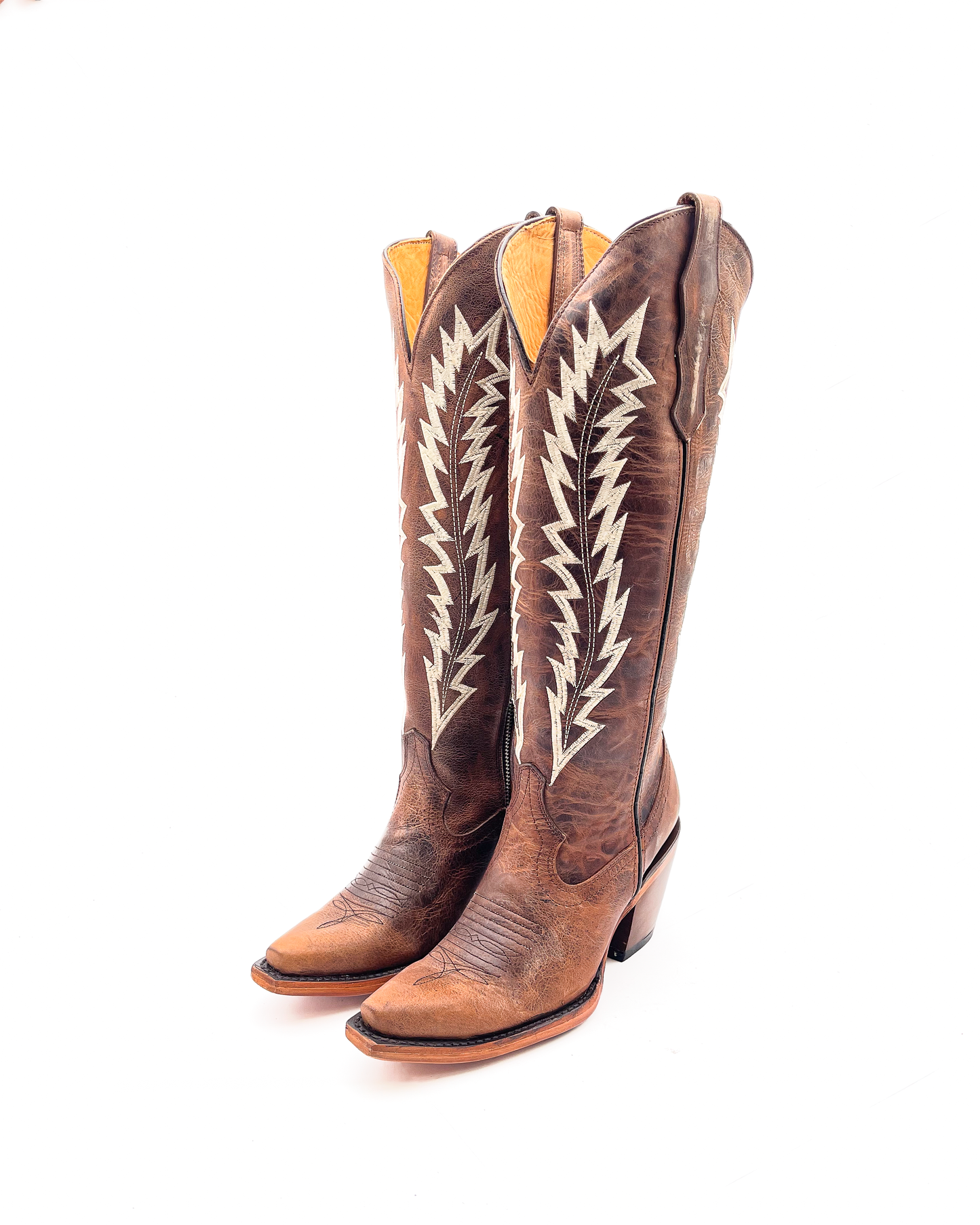 Cowgirl Boot Junia Brown Saddle