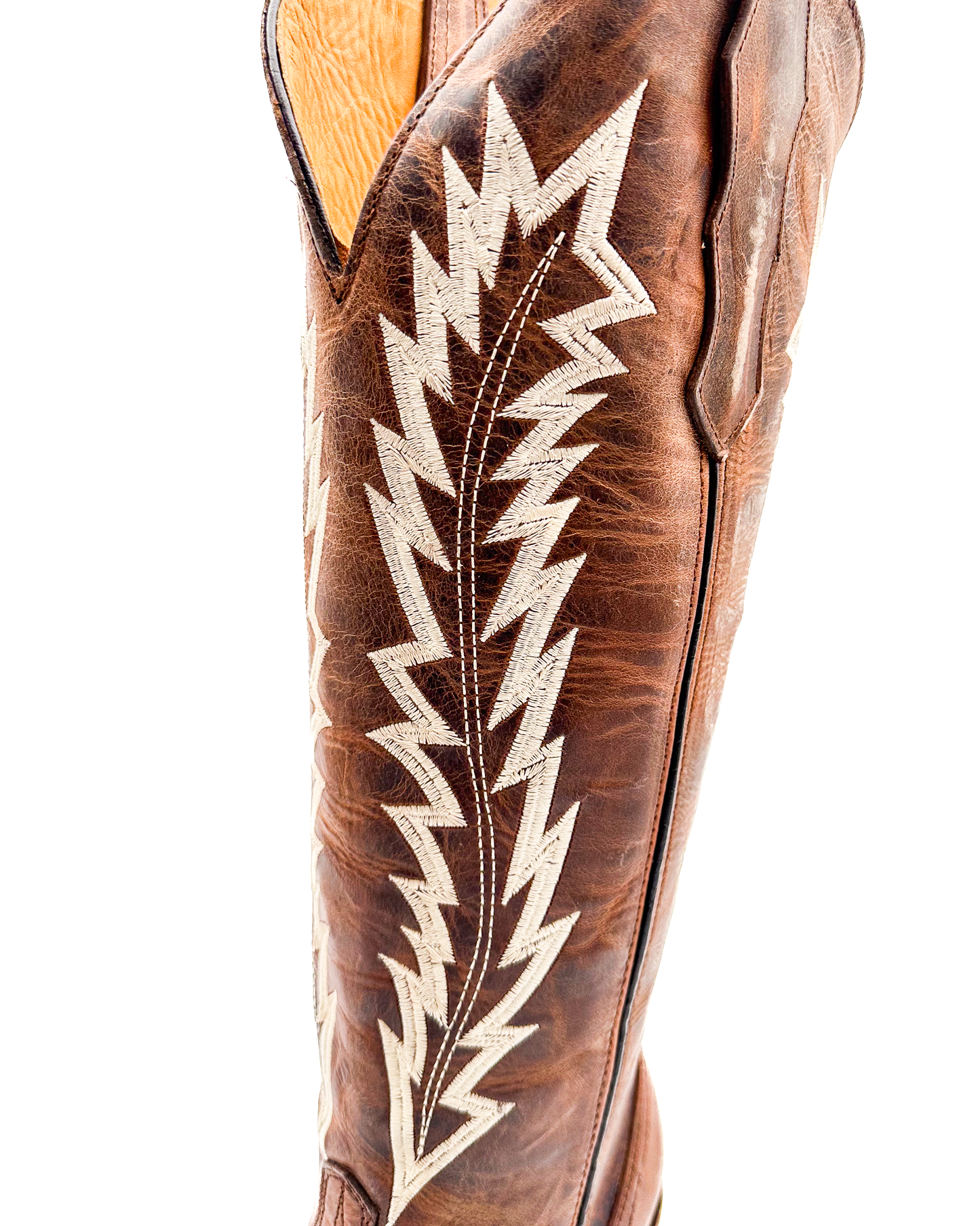 Cowgirl Boot Junia Brown Saddle