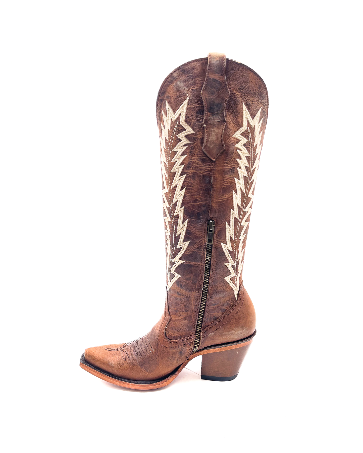 Cowgirl Boot Junia Brown Saddle