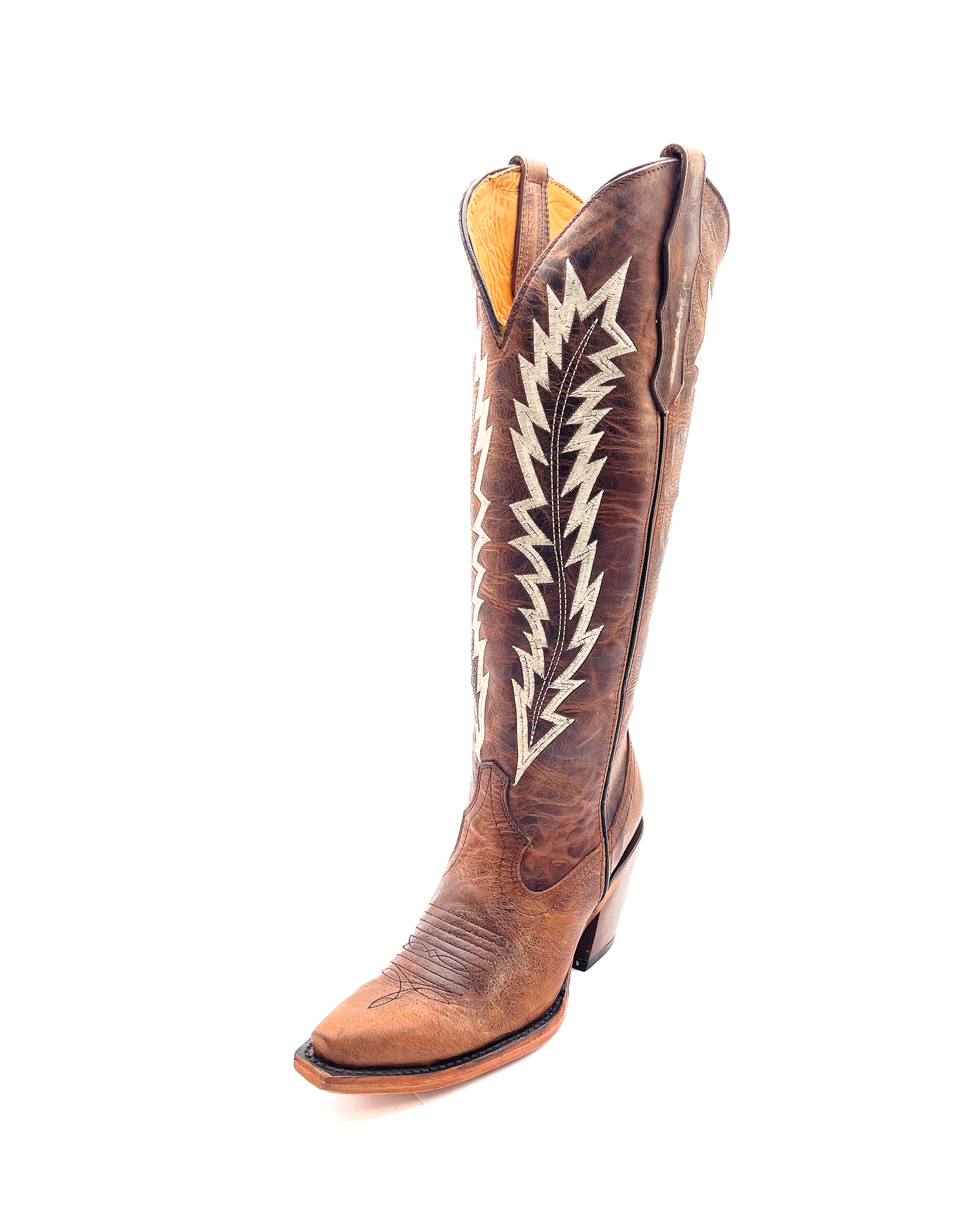 Cowgirl Boot Junia Brown Saddle