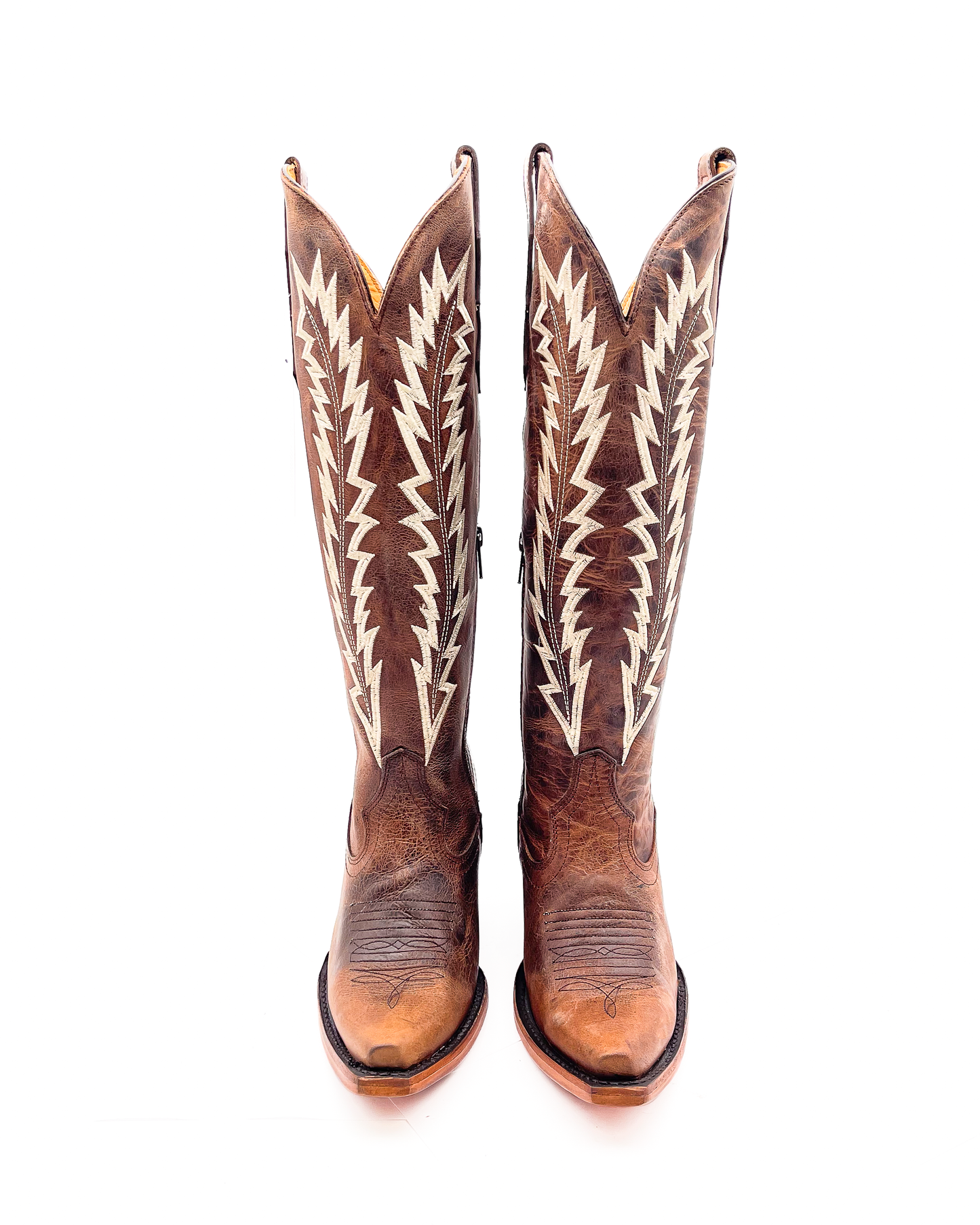 Cowgirl Boot Junia Brown Saddle