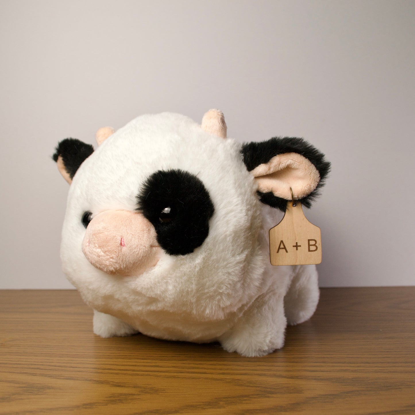 Personalized Big Holstein Cow Plush