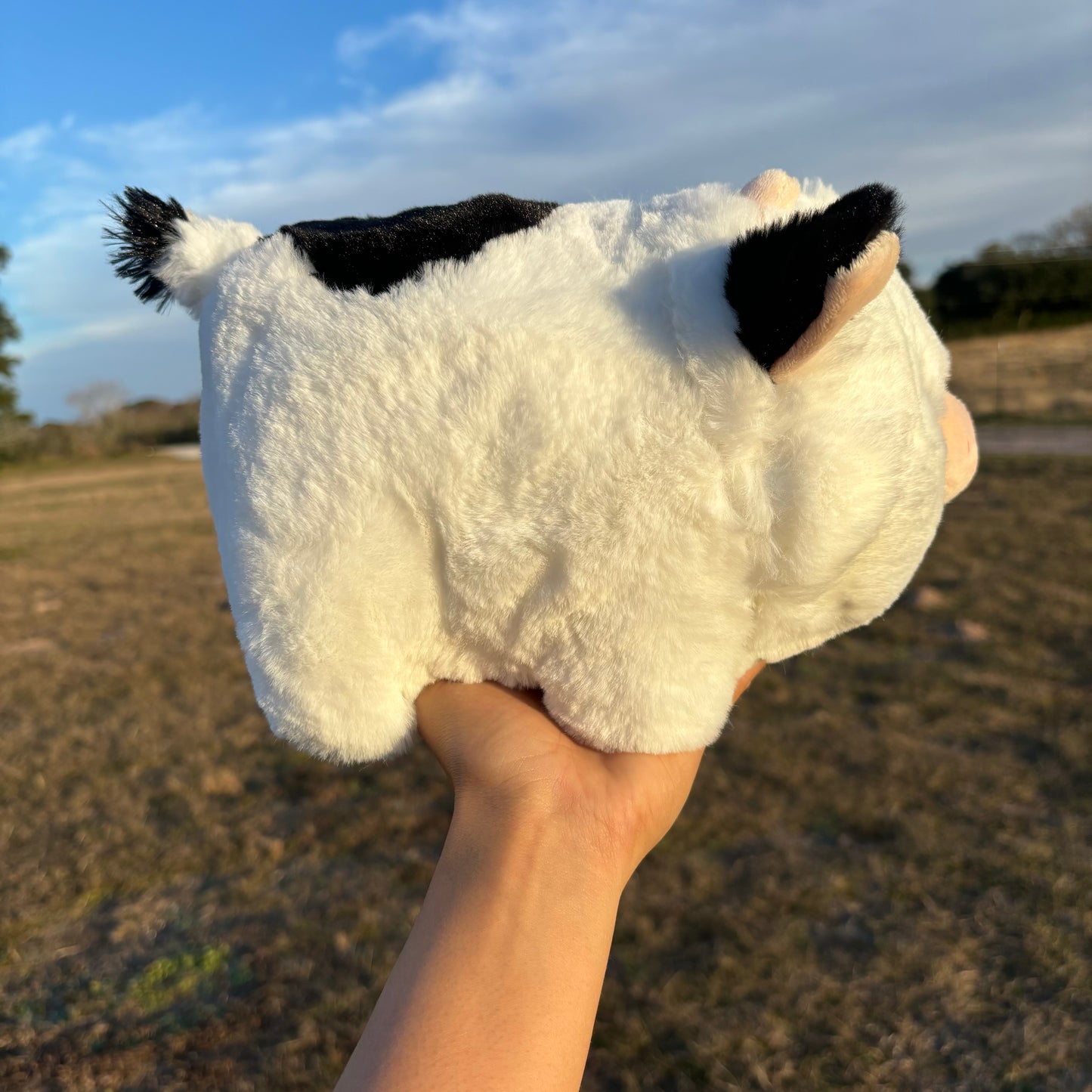 Personalized Big Holstein Cow Plush