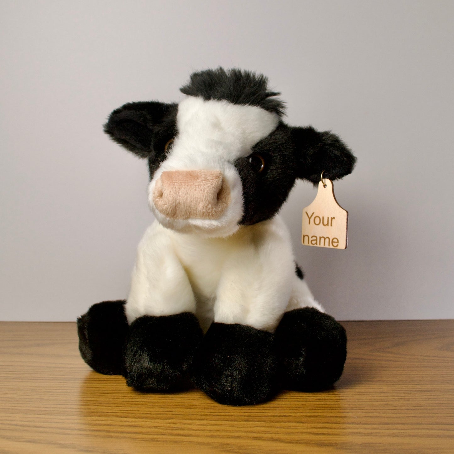 Personalized Holstein Cow Plush