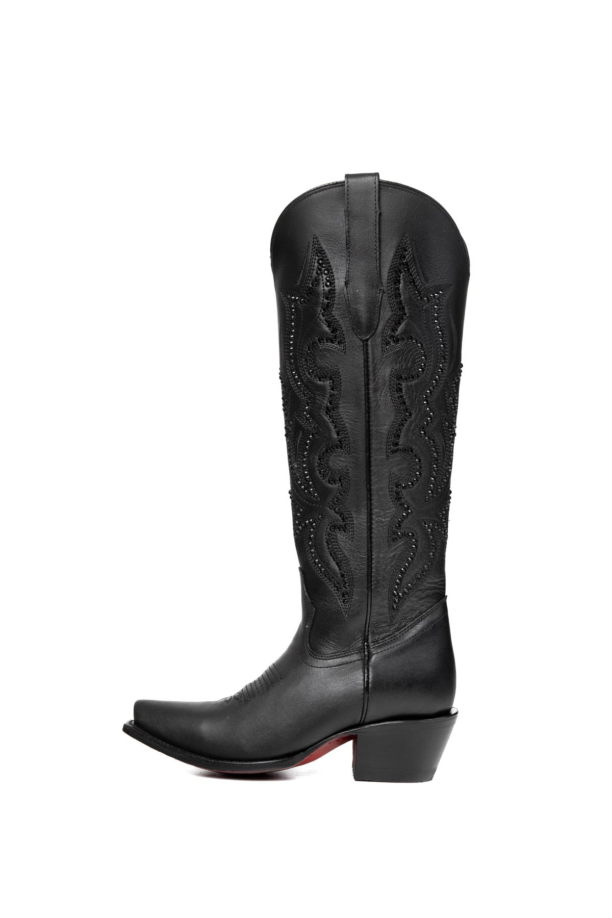 Black Snip Toe Cowgirl Boot