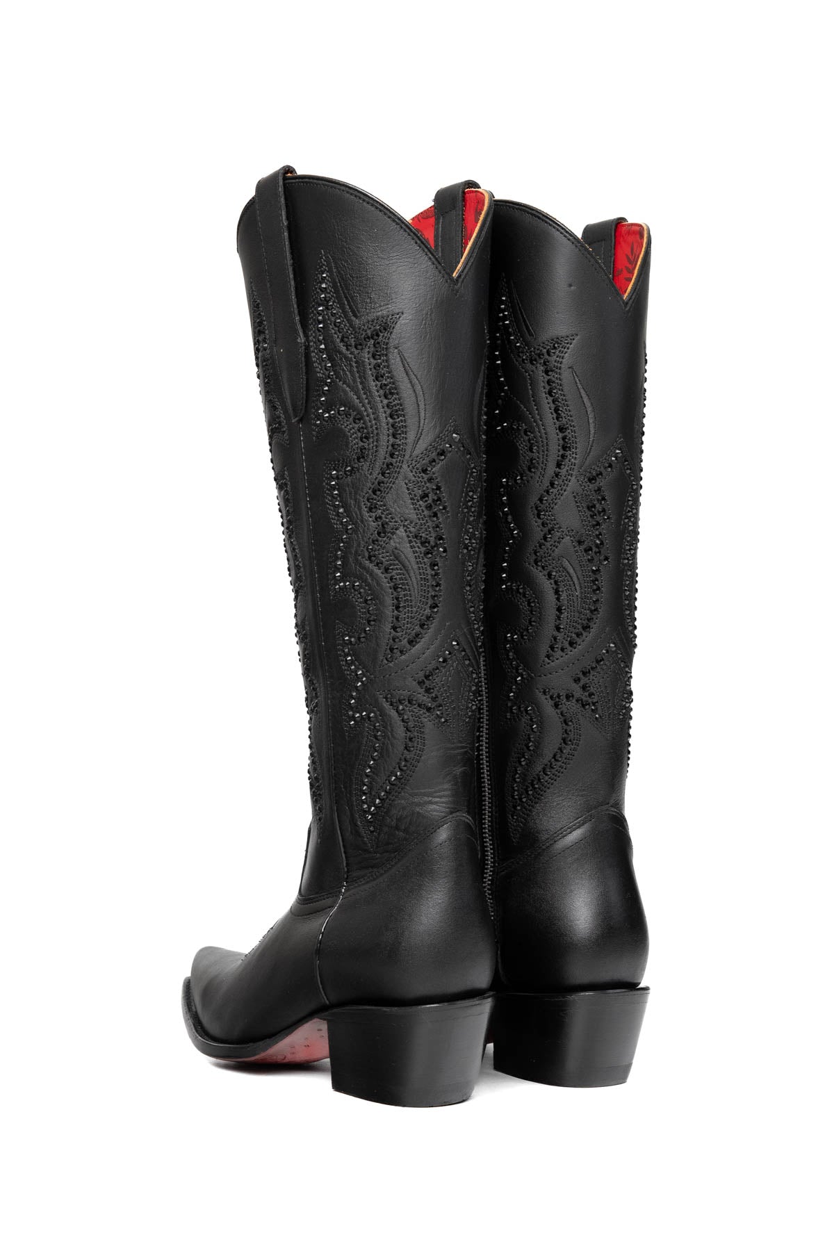 Black Snip Toe Cowgirl Boot