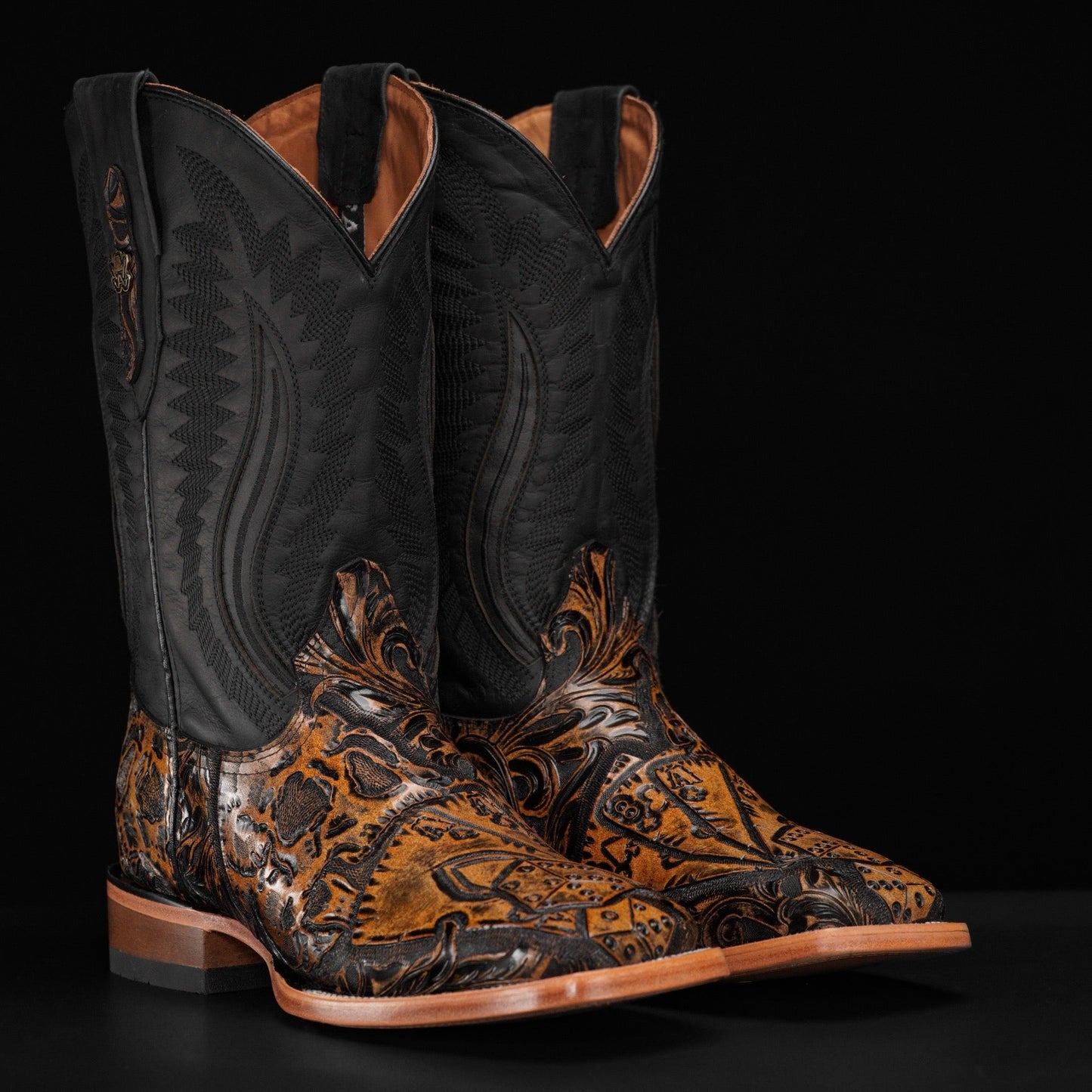 Iron Trail Cowboy Boots - Desert Ember, Square Toe
