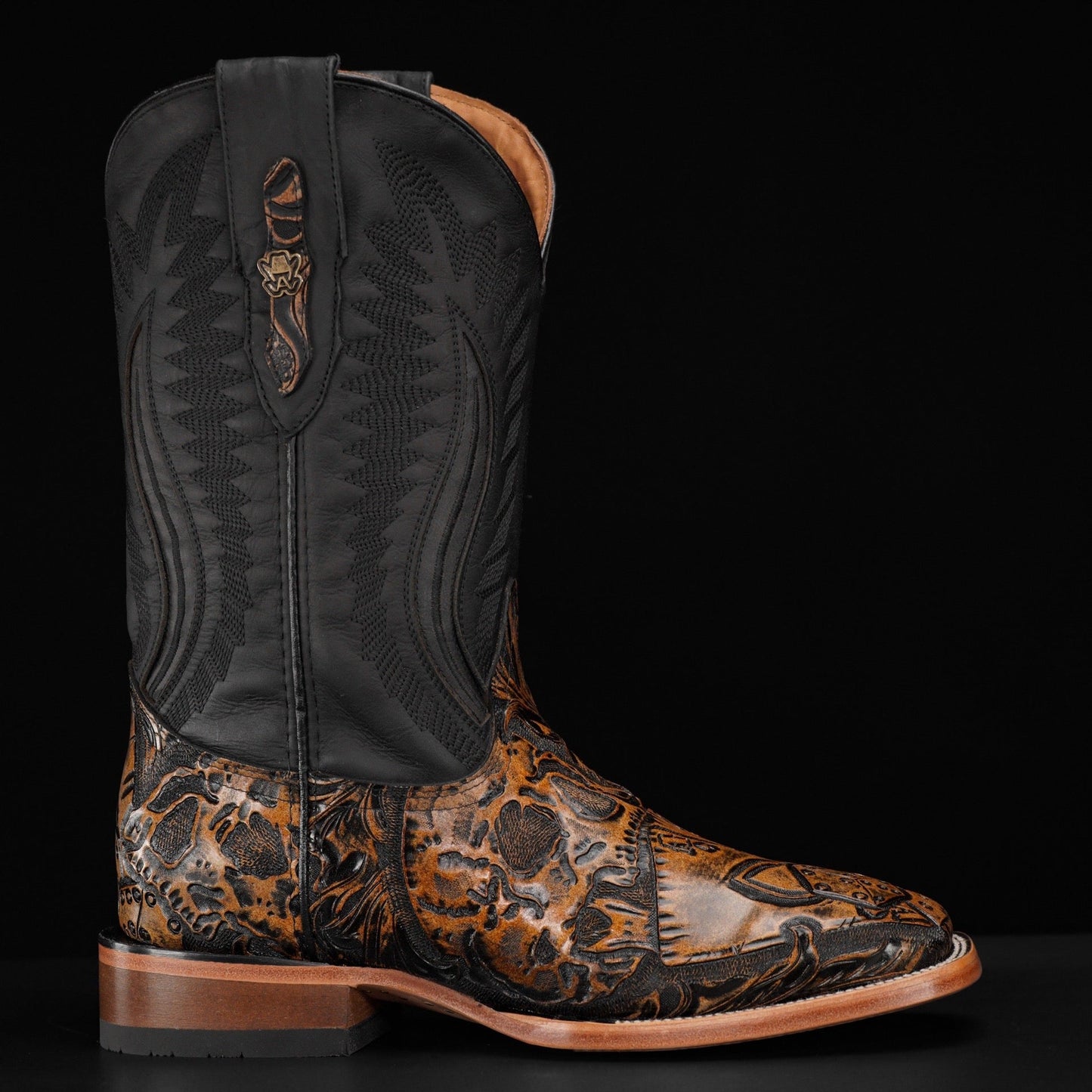 Iron Trail Cowboy Boots - Desert Ember, Square Toe