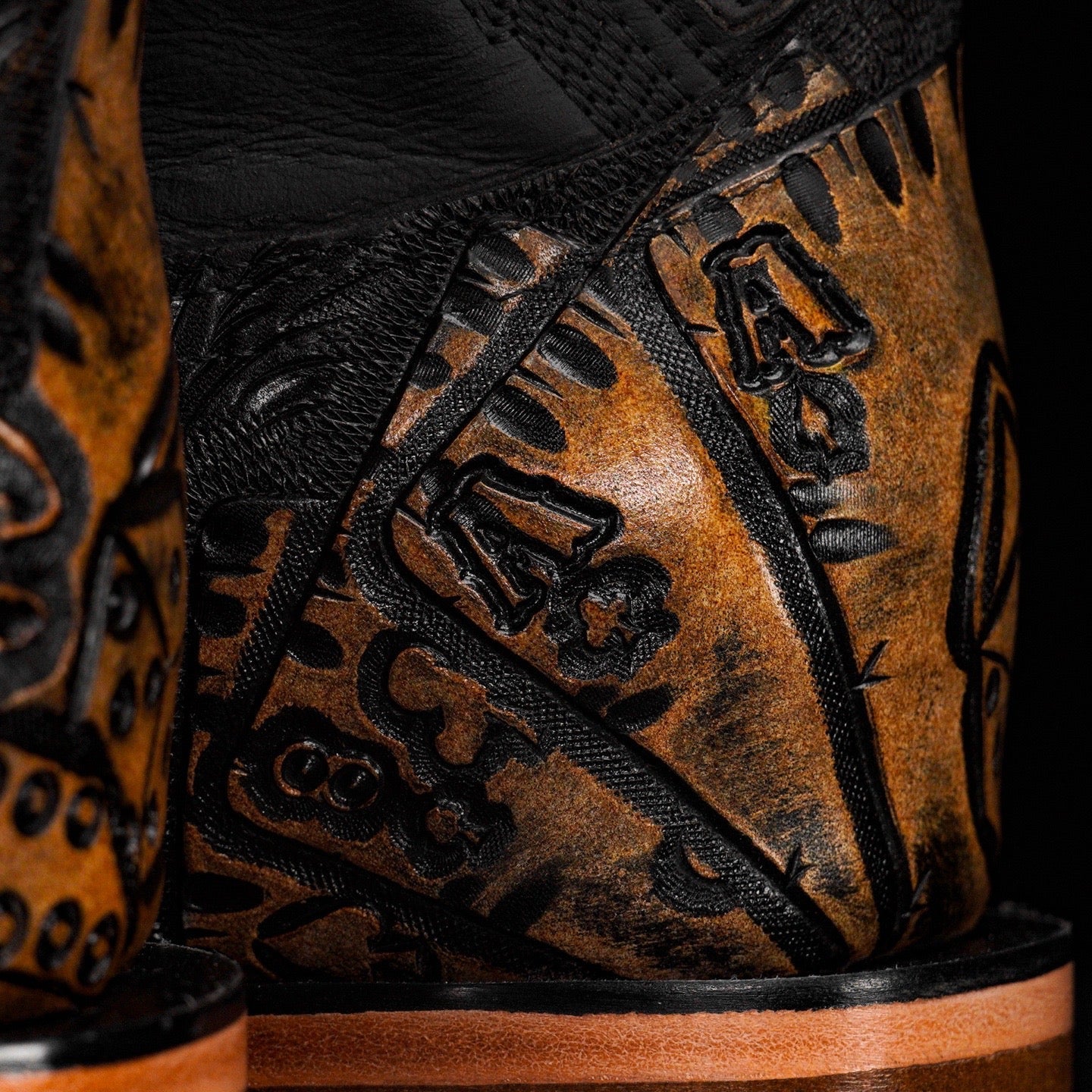 Iron Trail Cowboy Boots - Desert Ember, Square Toe