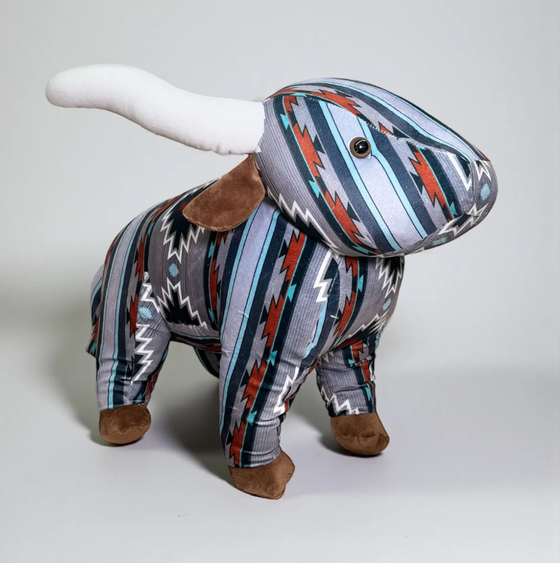 Longhorn Bull Western Plushie – Multiple Colors