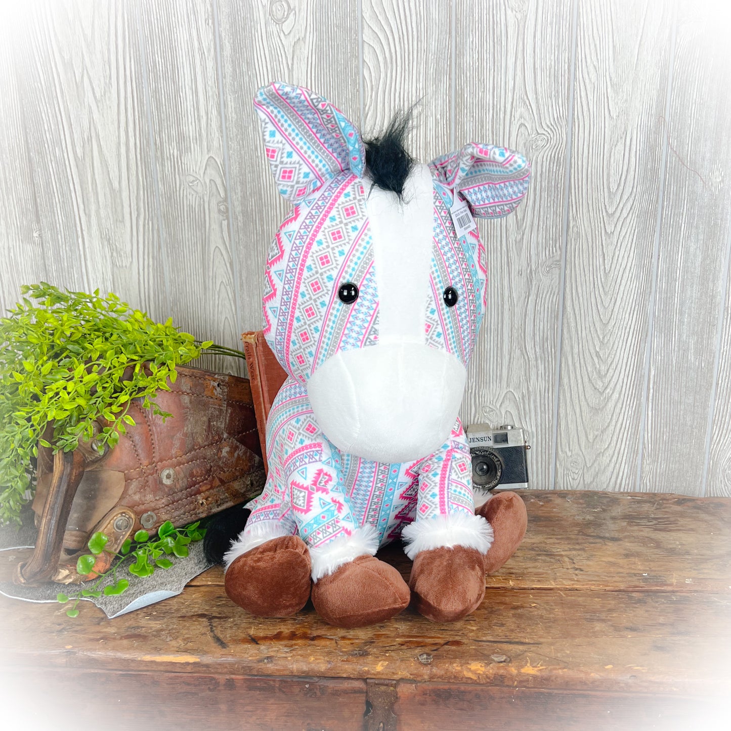 Horse Western Plushie – Multiple Colors