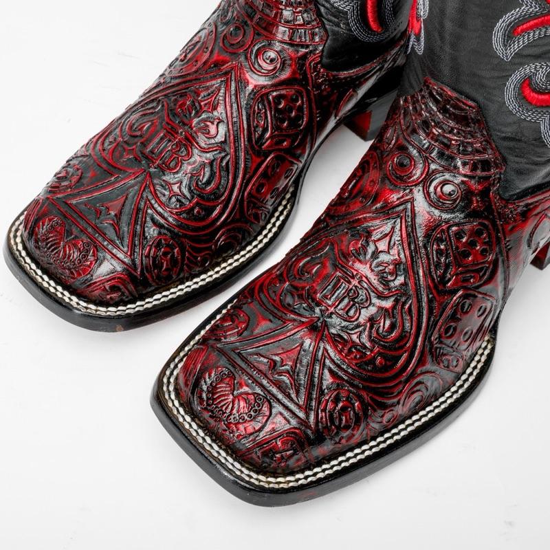 Ace Of Spades Red Wine - Square Toe