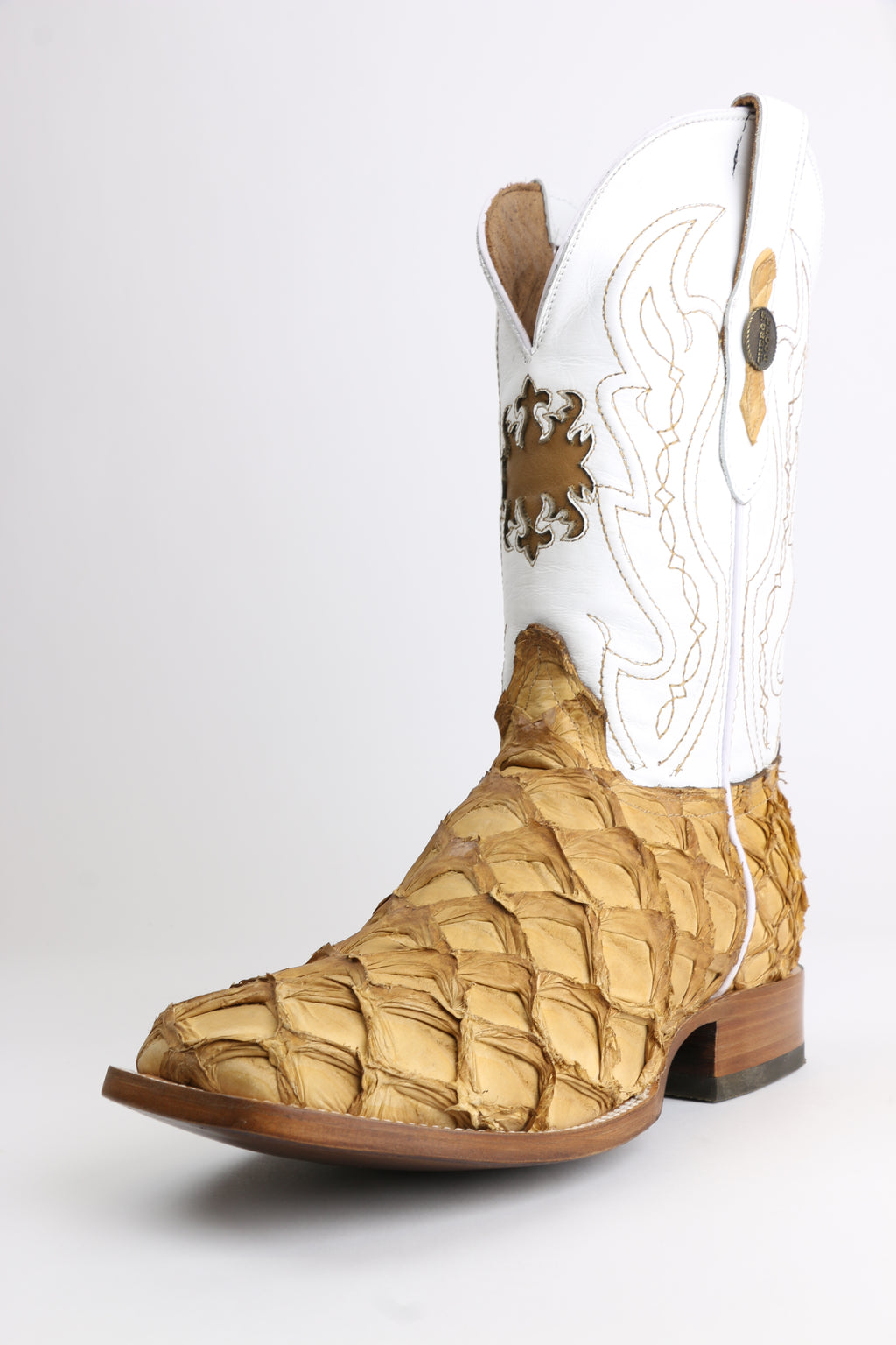 Premium Exotic Pirarucu Cowboy Boots
