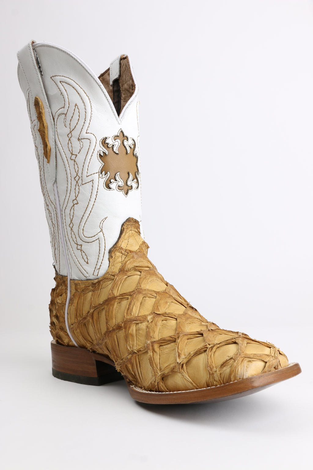 Premium Exotic Pirarucu Cowboy Boots