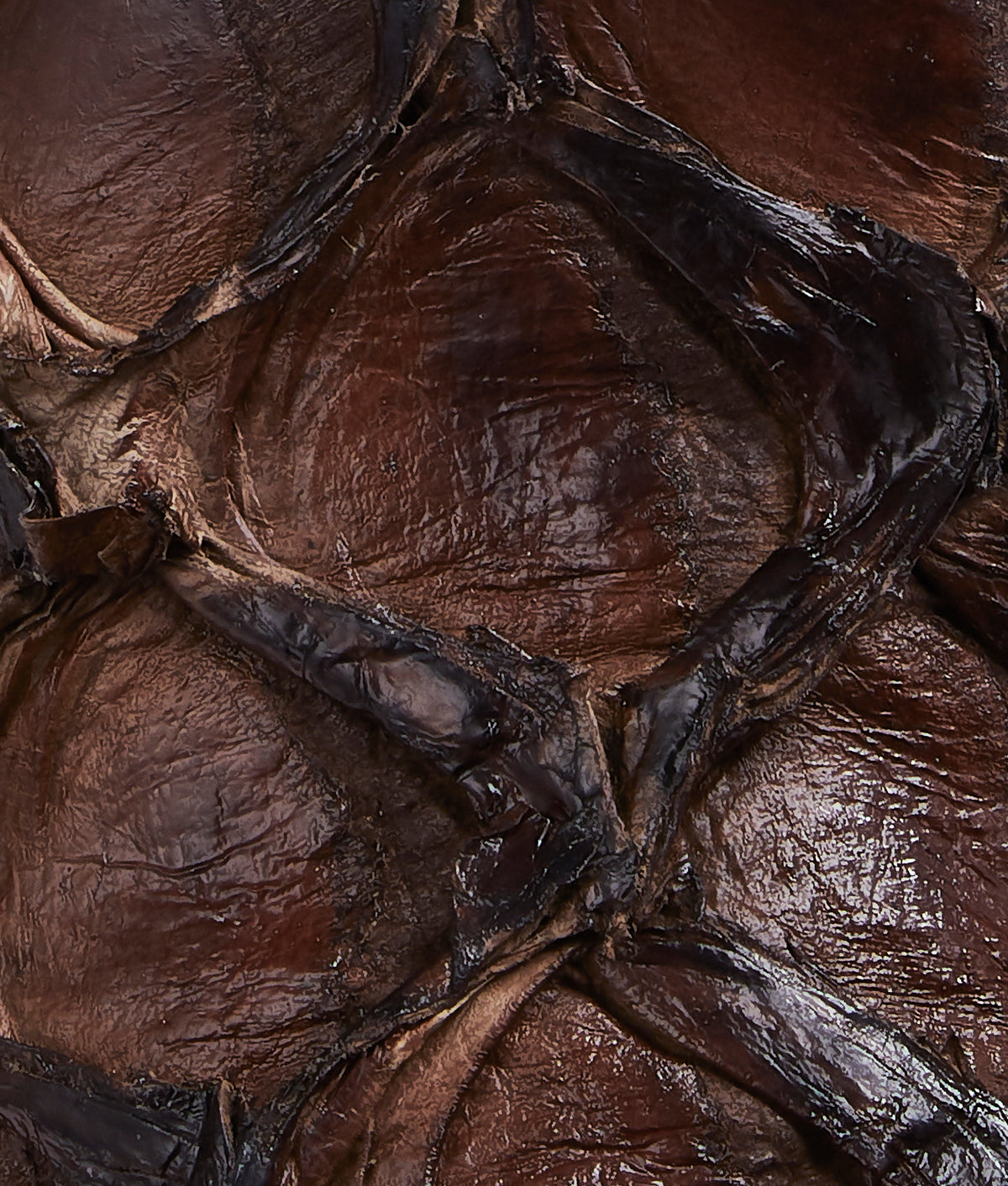 Handmade Chocolate Brown Brooks Pirarucu Cowboy Boots