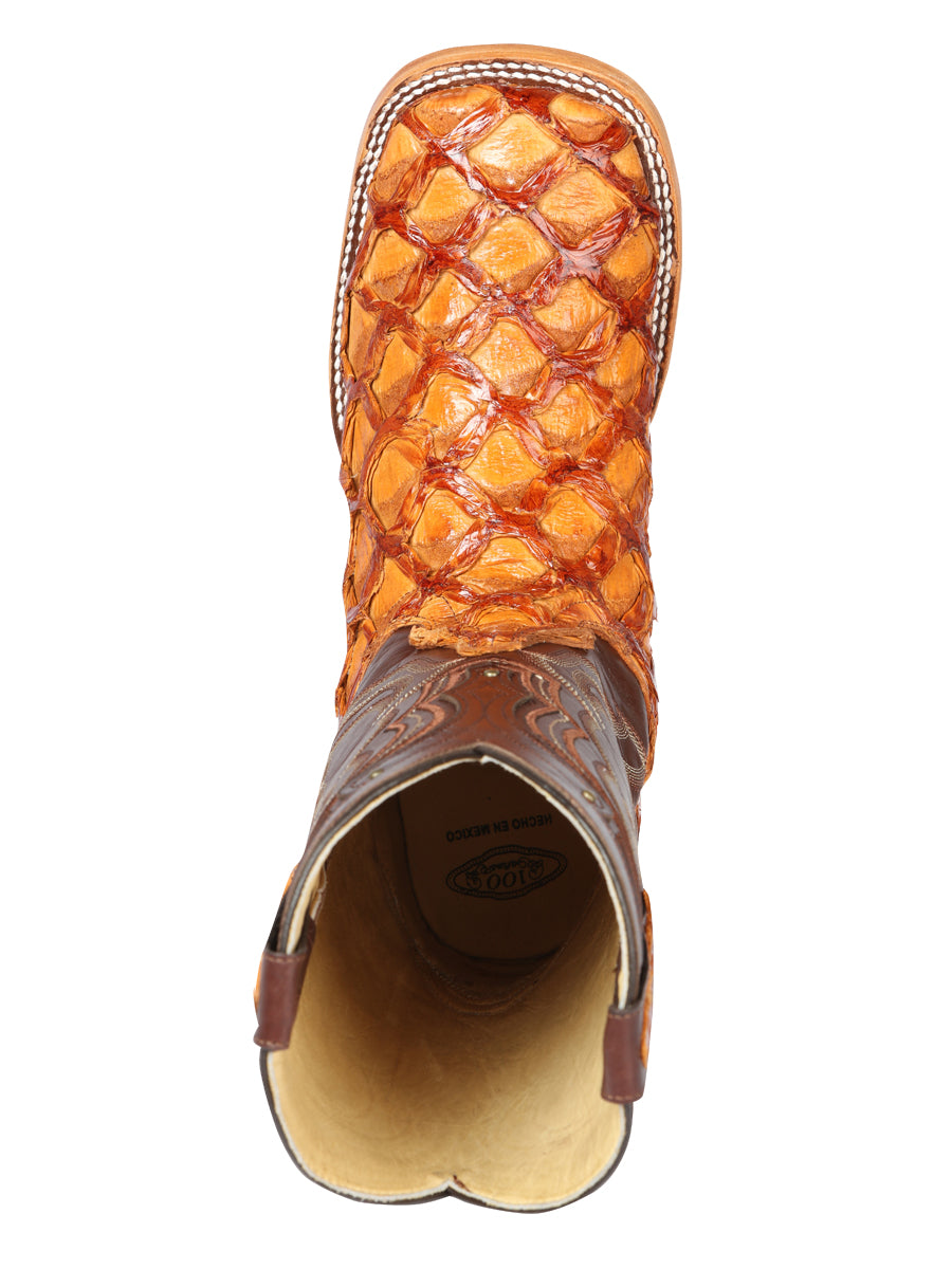 Men's Exotic Monster Fish Rodeo Boots