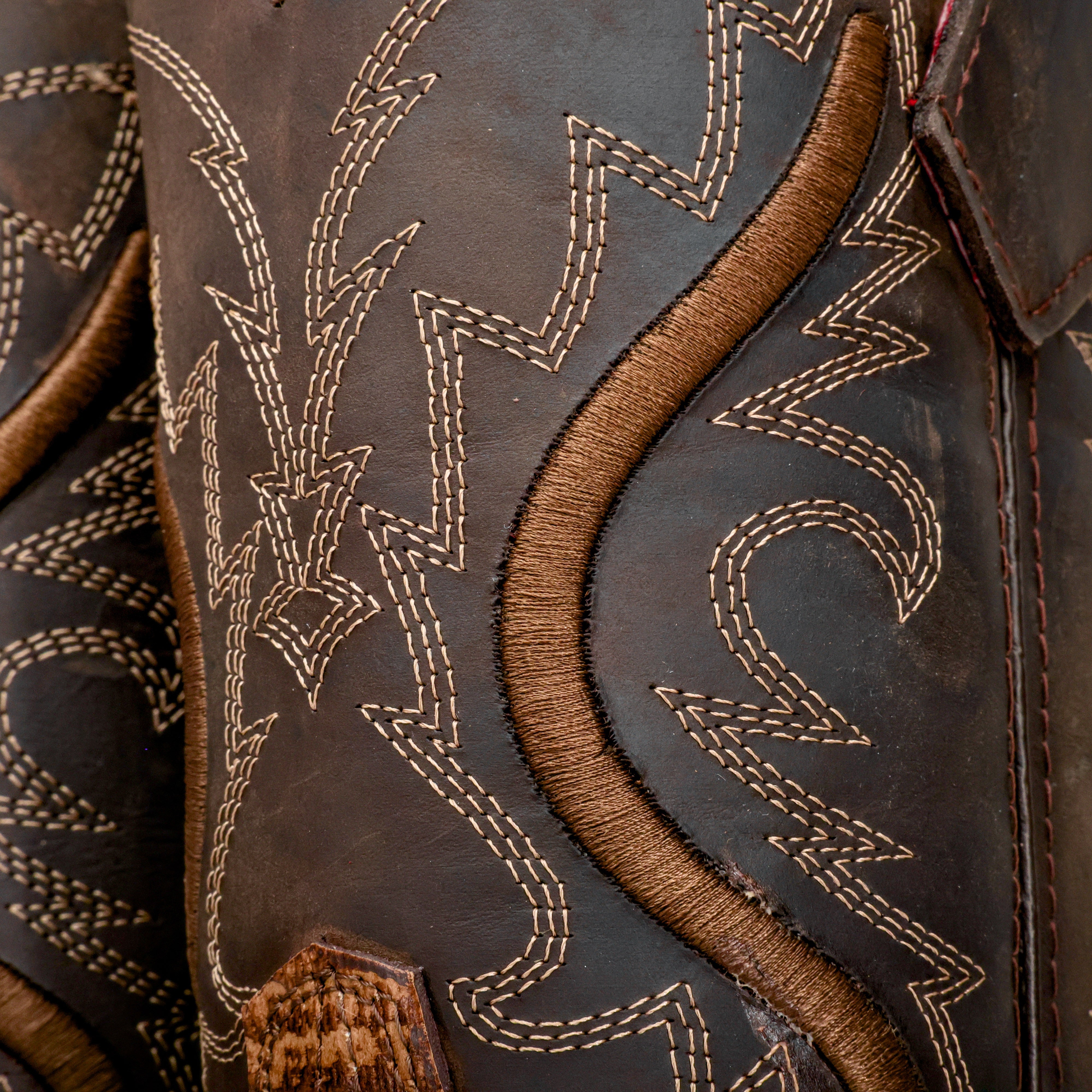 Honey Hand-Tooled Leather Boots