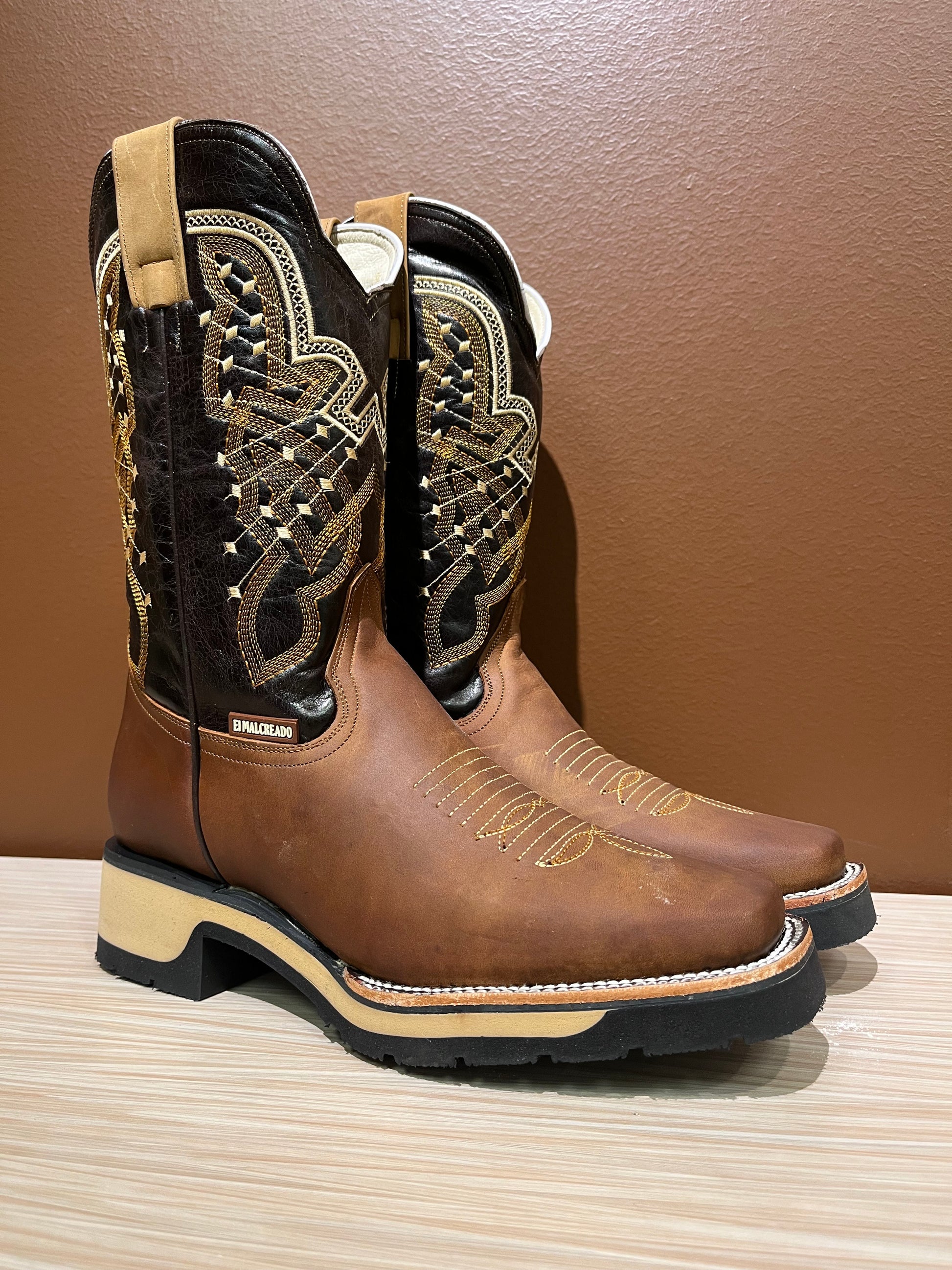 Square Toe Rodeo Genuine Leather Boot