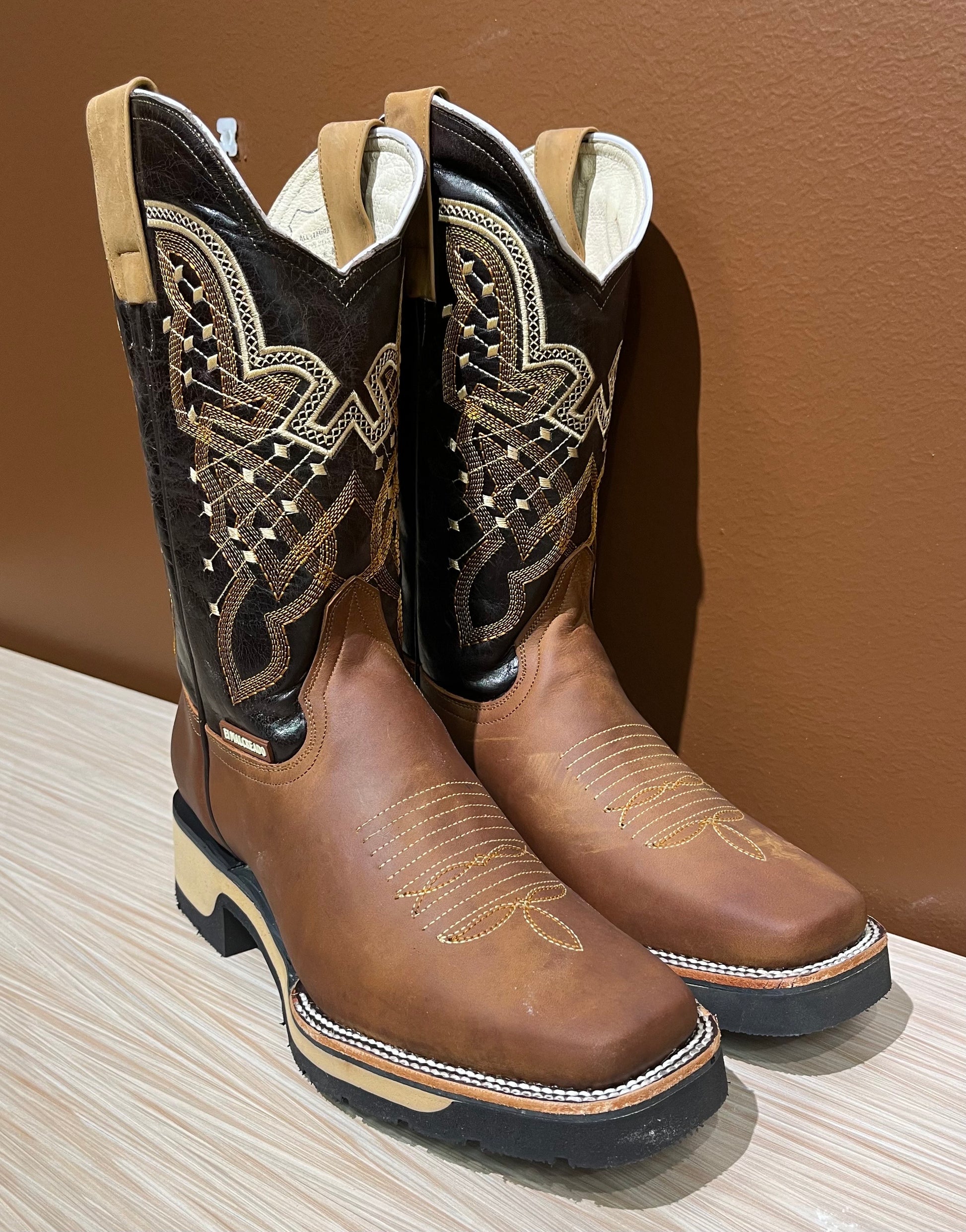 Square Toe Rodeo Genuine Leather Boot